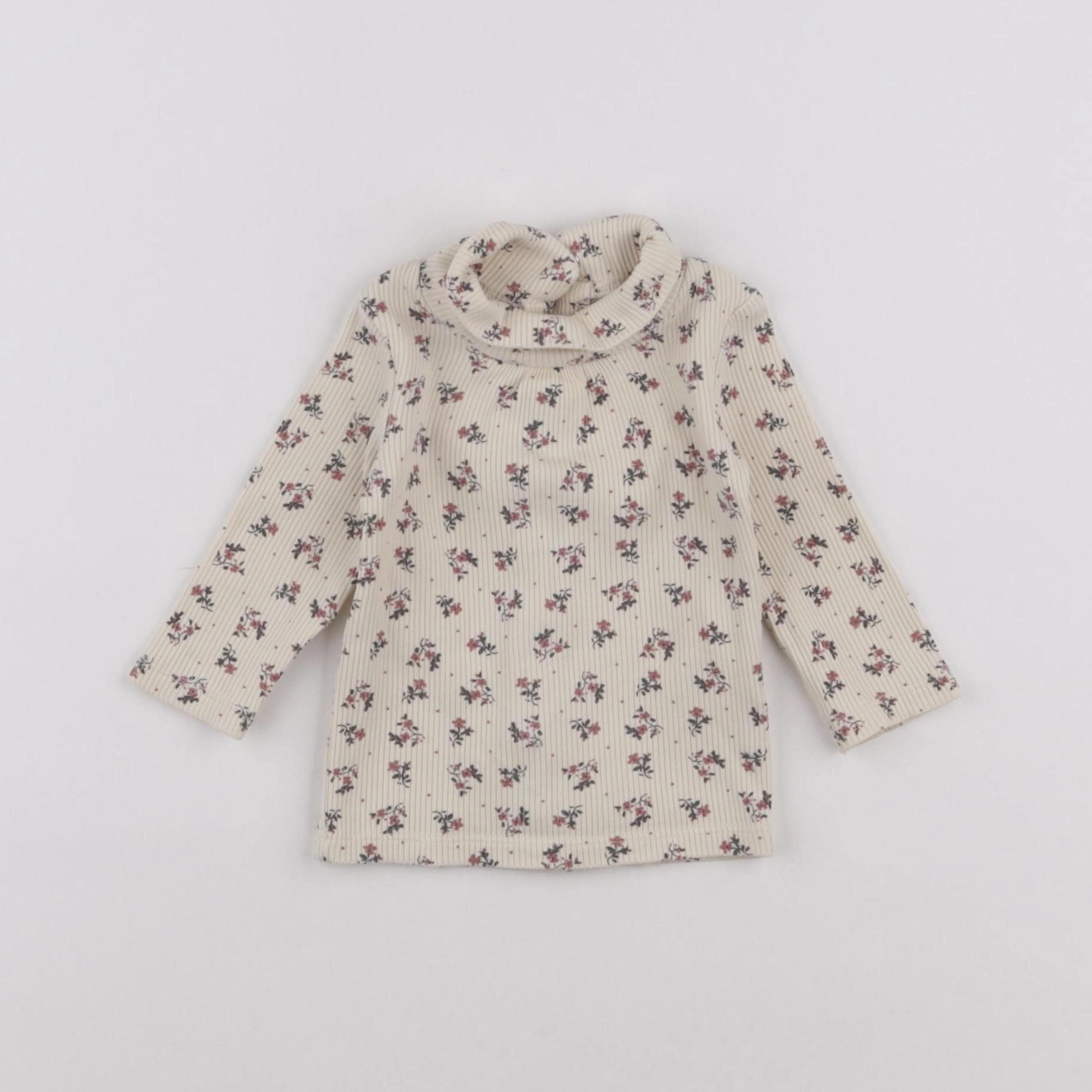 Vertbaudet - sous-pull beige - 3 mois
