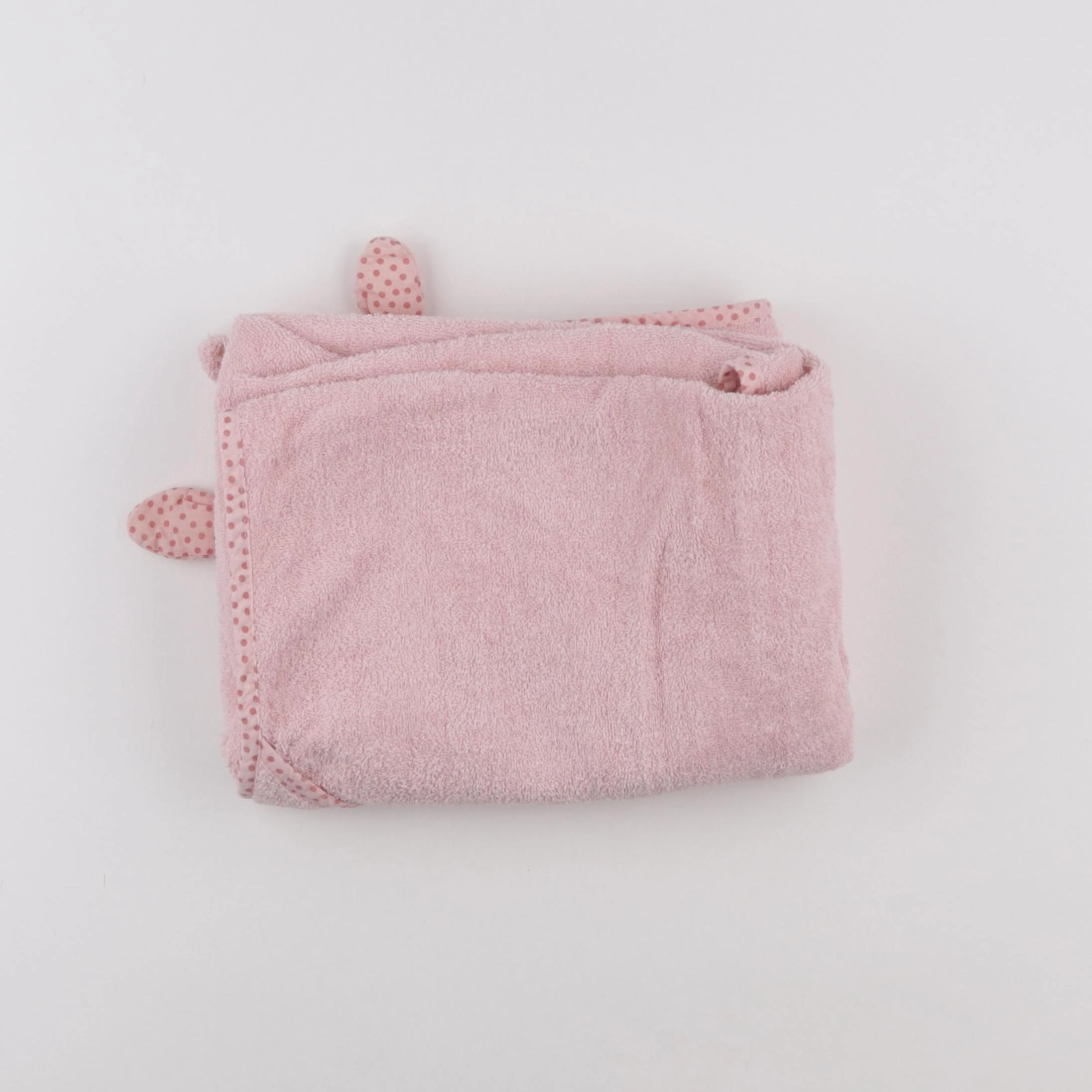 Vertbaudet - cape de bain rose - 0/36 mois