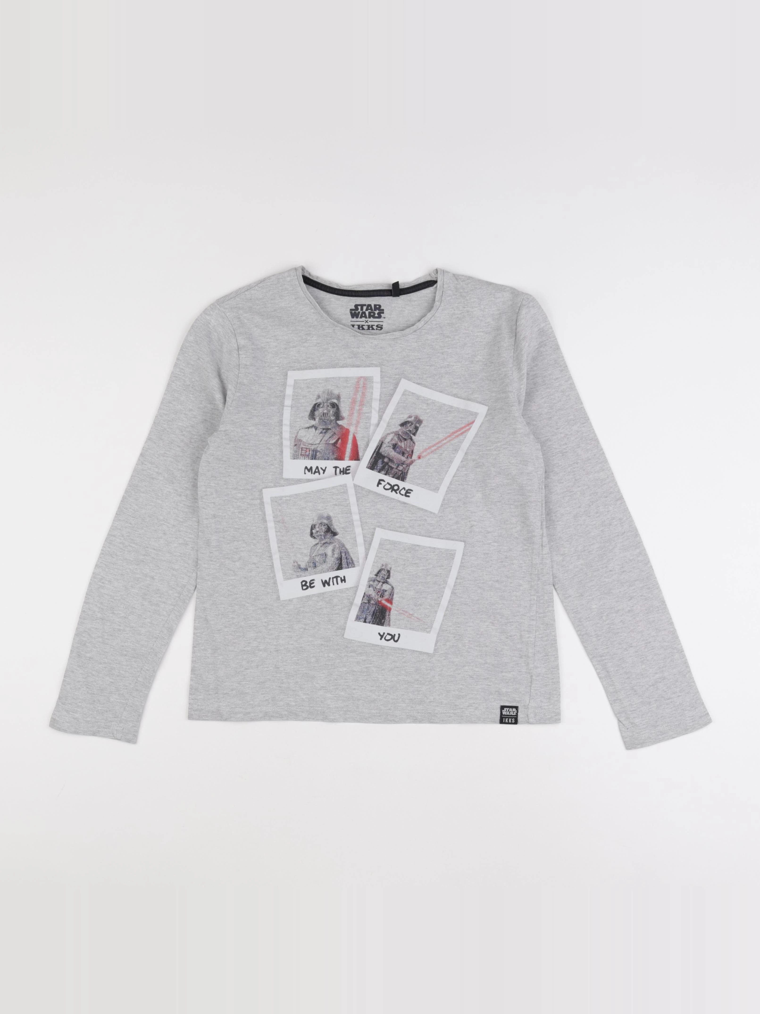 IKKS - tee-shirt gris - 12 ans
