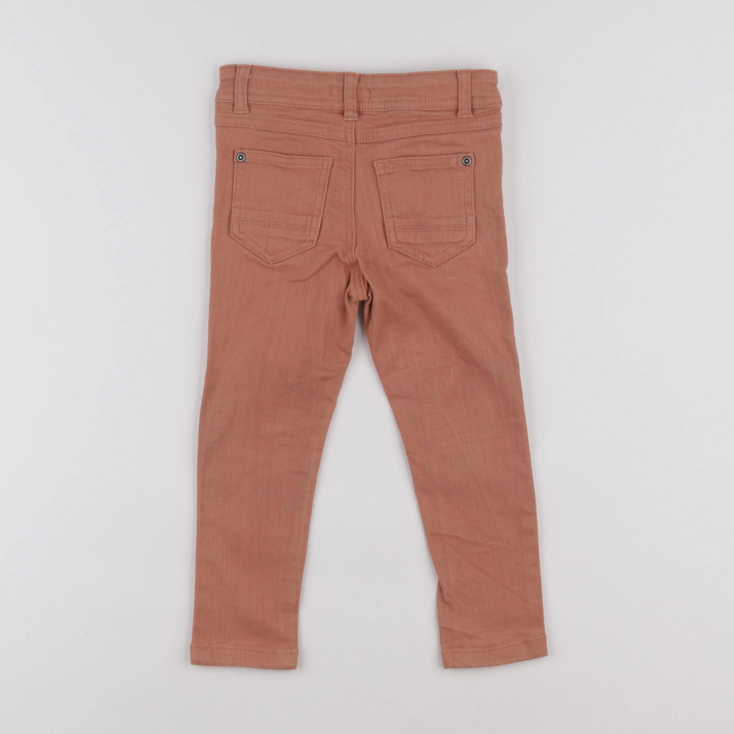 Vertbaudet - jean marron - 3 ans
