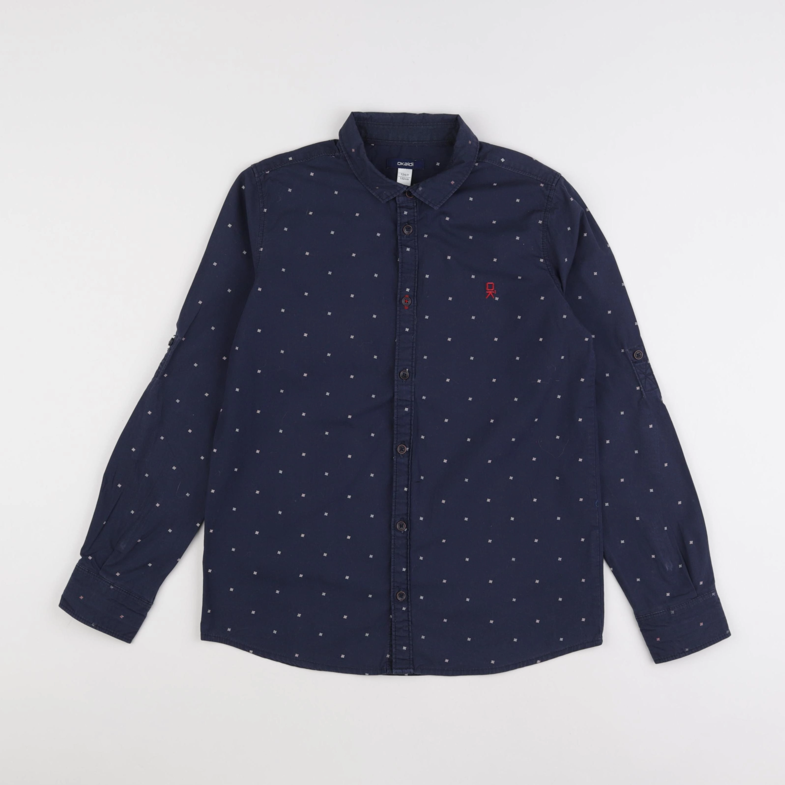 Okaidi - chemise bleu - 12 ans