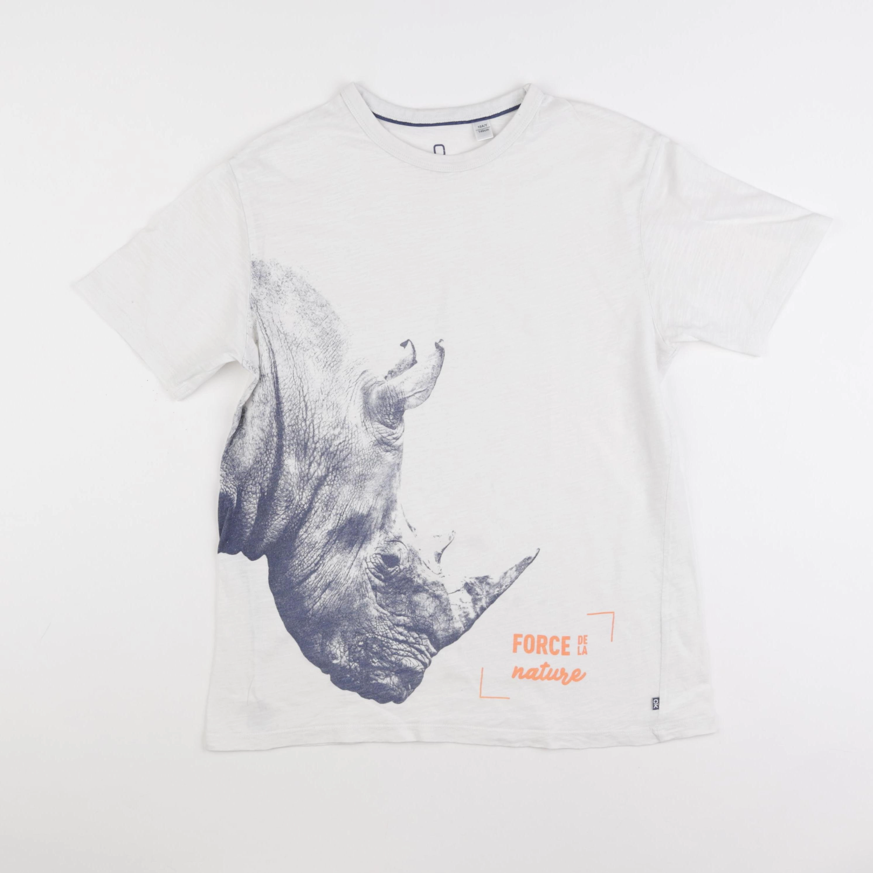 Okaidi - tee-shirt blanc - 10 ans
