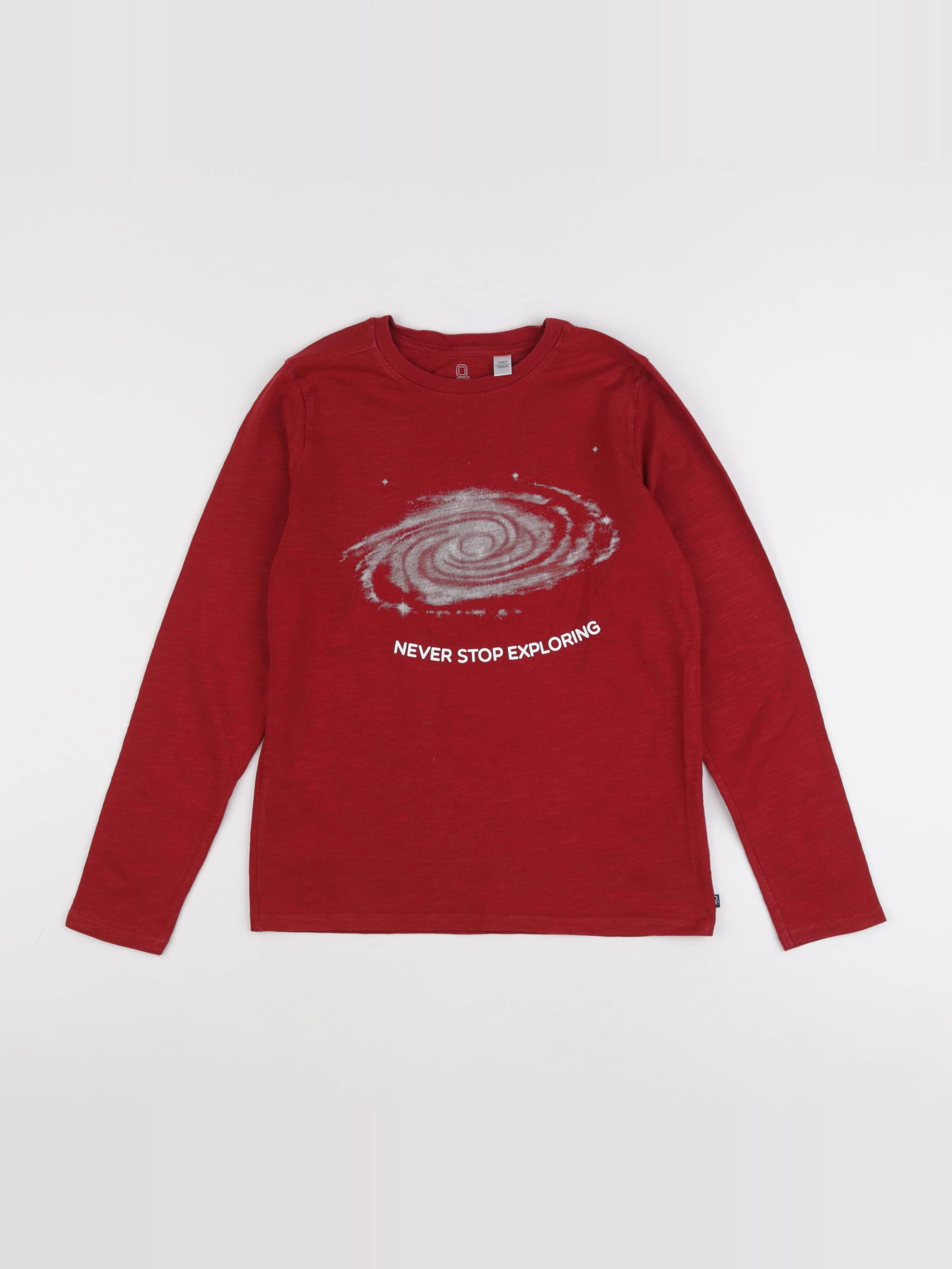 Okaidi - tee-shirt rouge - 12 ans