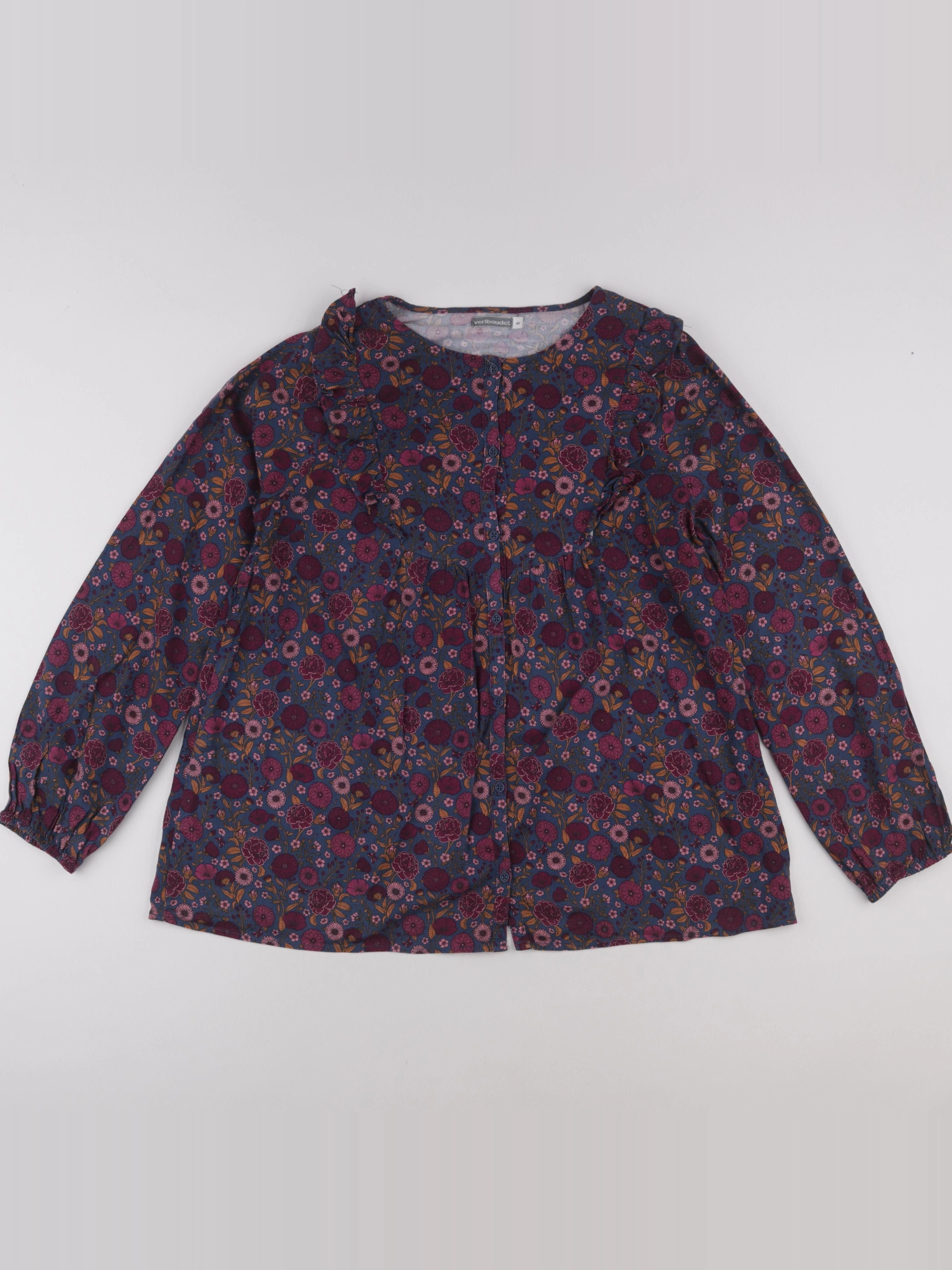 Vertbaudet - blouse grossesse bleu - 42