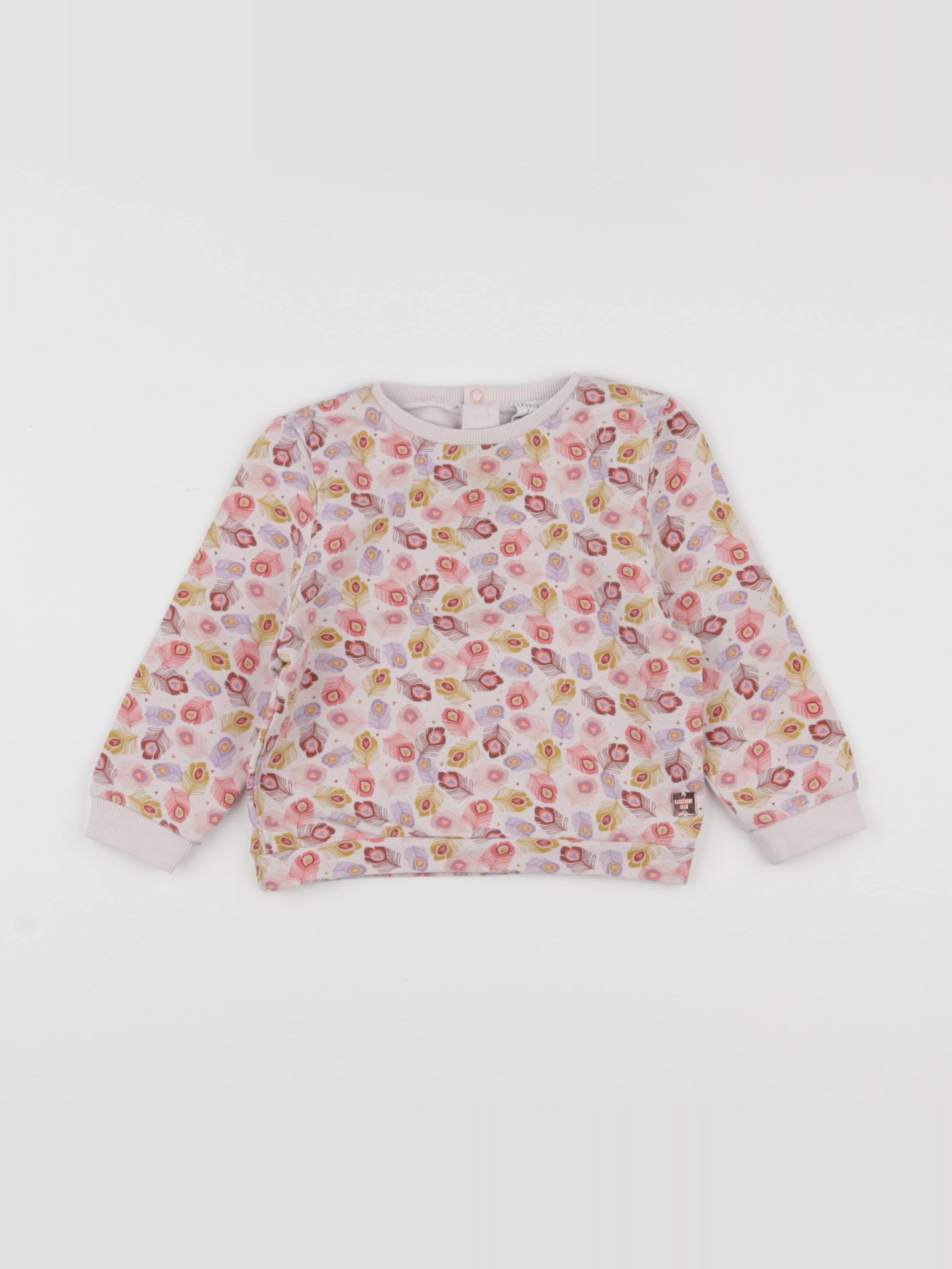 Carrément Beau - sweat rose - 2 ans