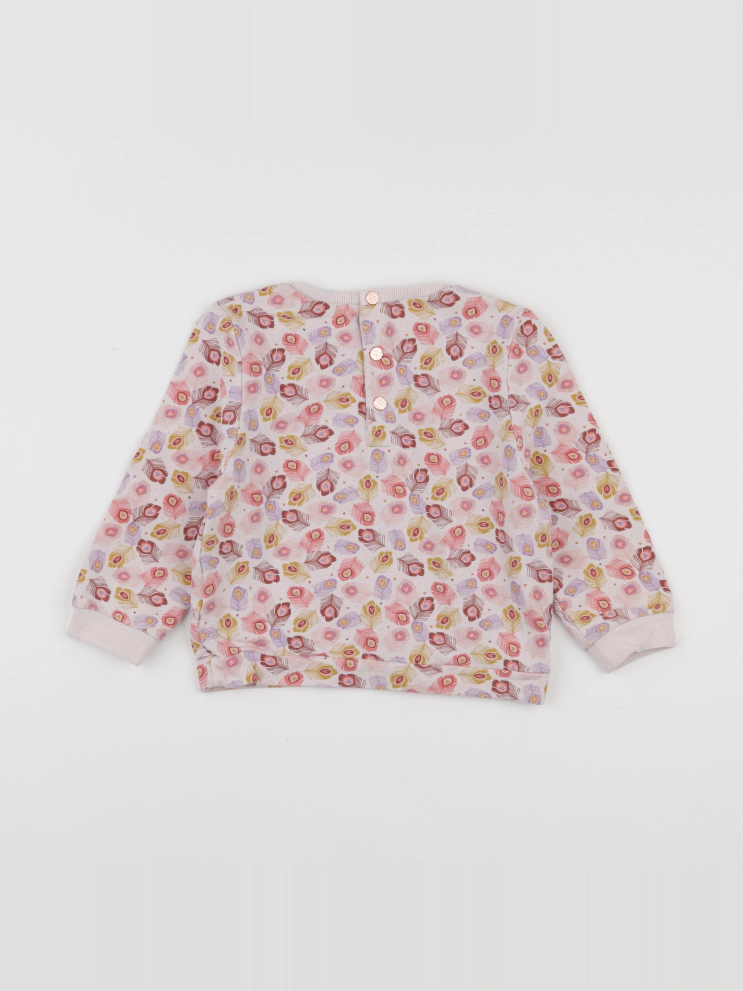 Carrément Beau - sweat rose - 2 ans