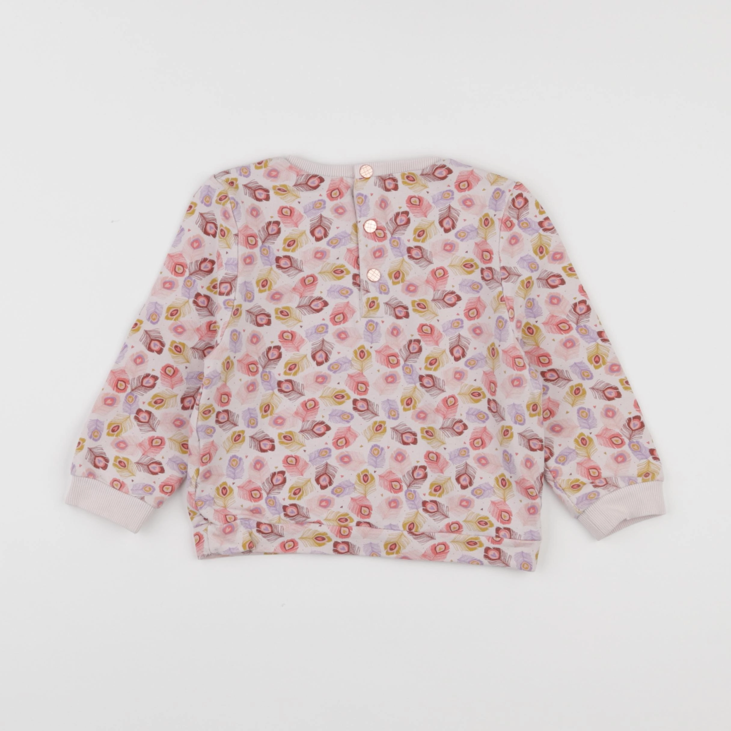 Carrément Beau - sweat rose - 2 ans