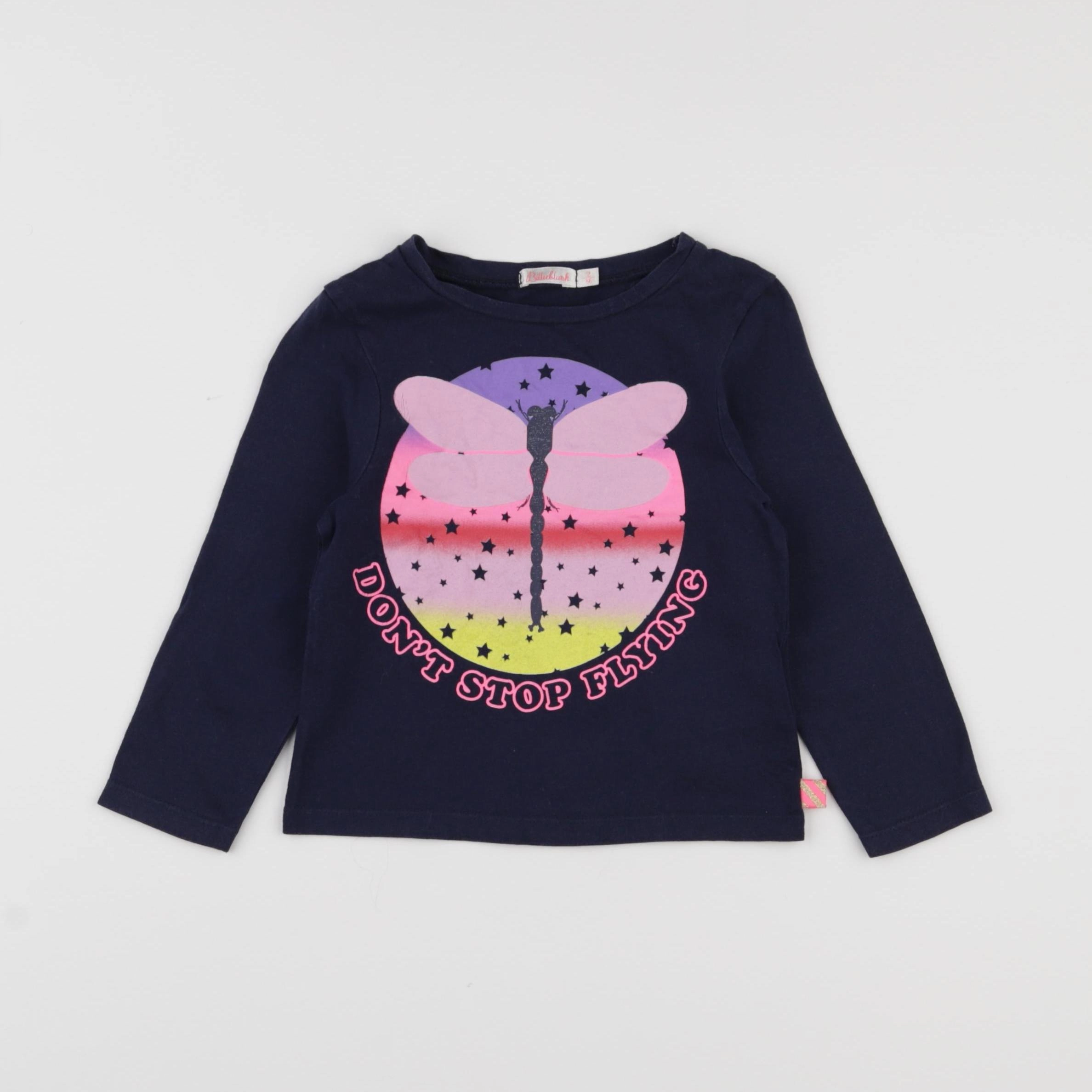 Billie Blush - tee-shirt bleu - 2 ans