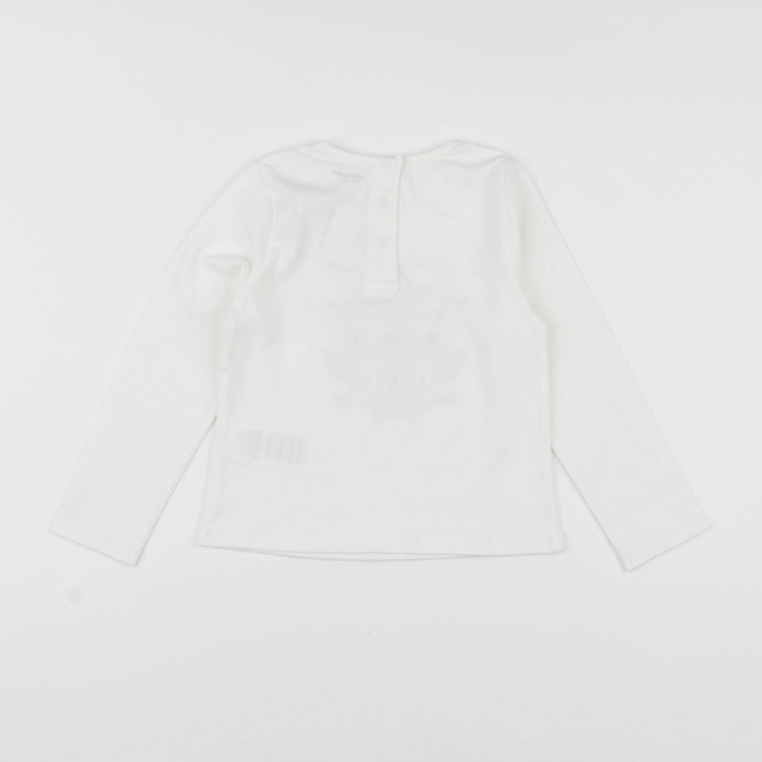 Vertbaudet - tee-shirt beige - 2 ans