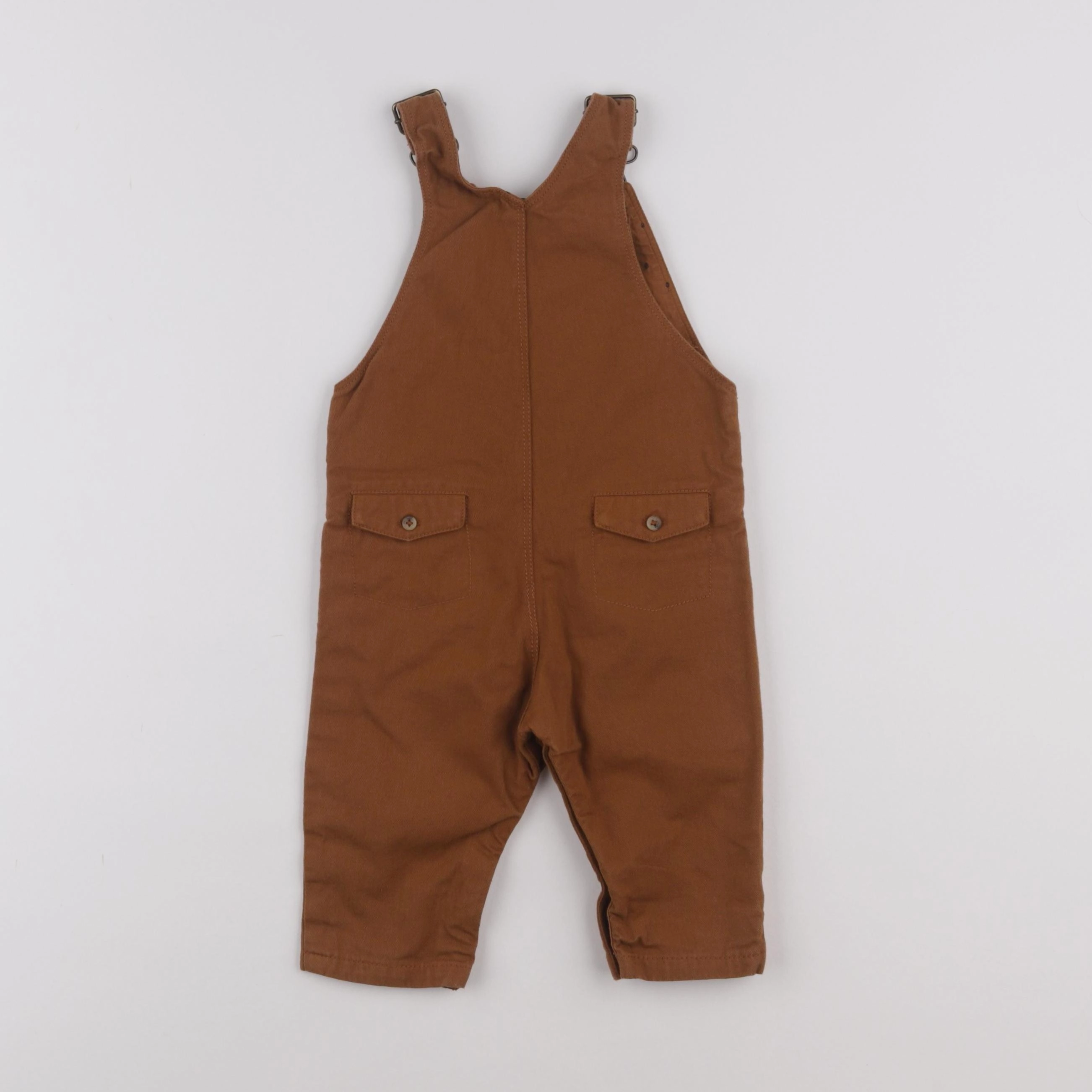Natalys - salopette marron - 9 mois