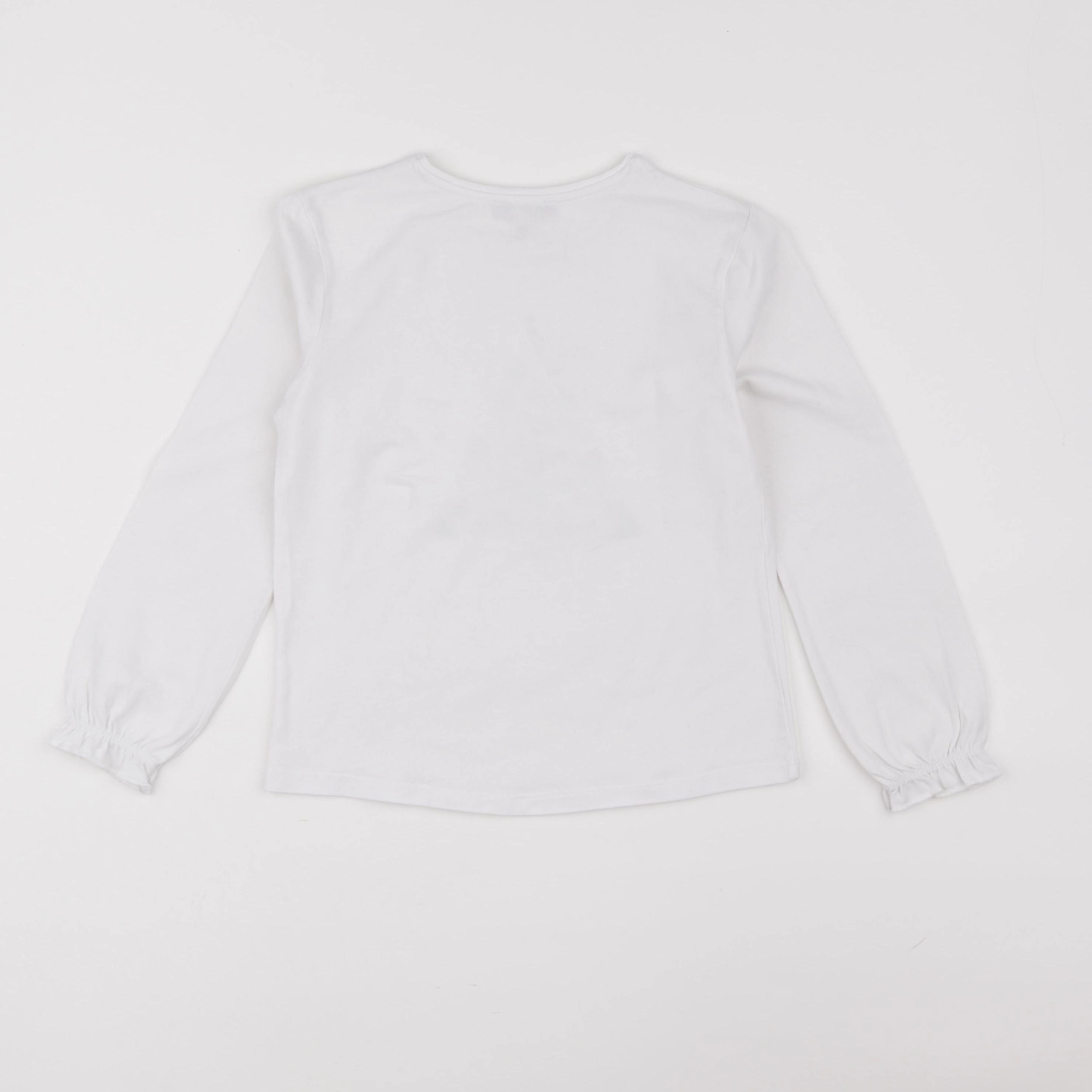 Okaidi - tee-shirt blanc - 8 ans