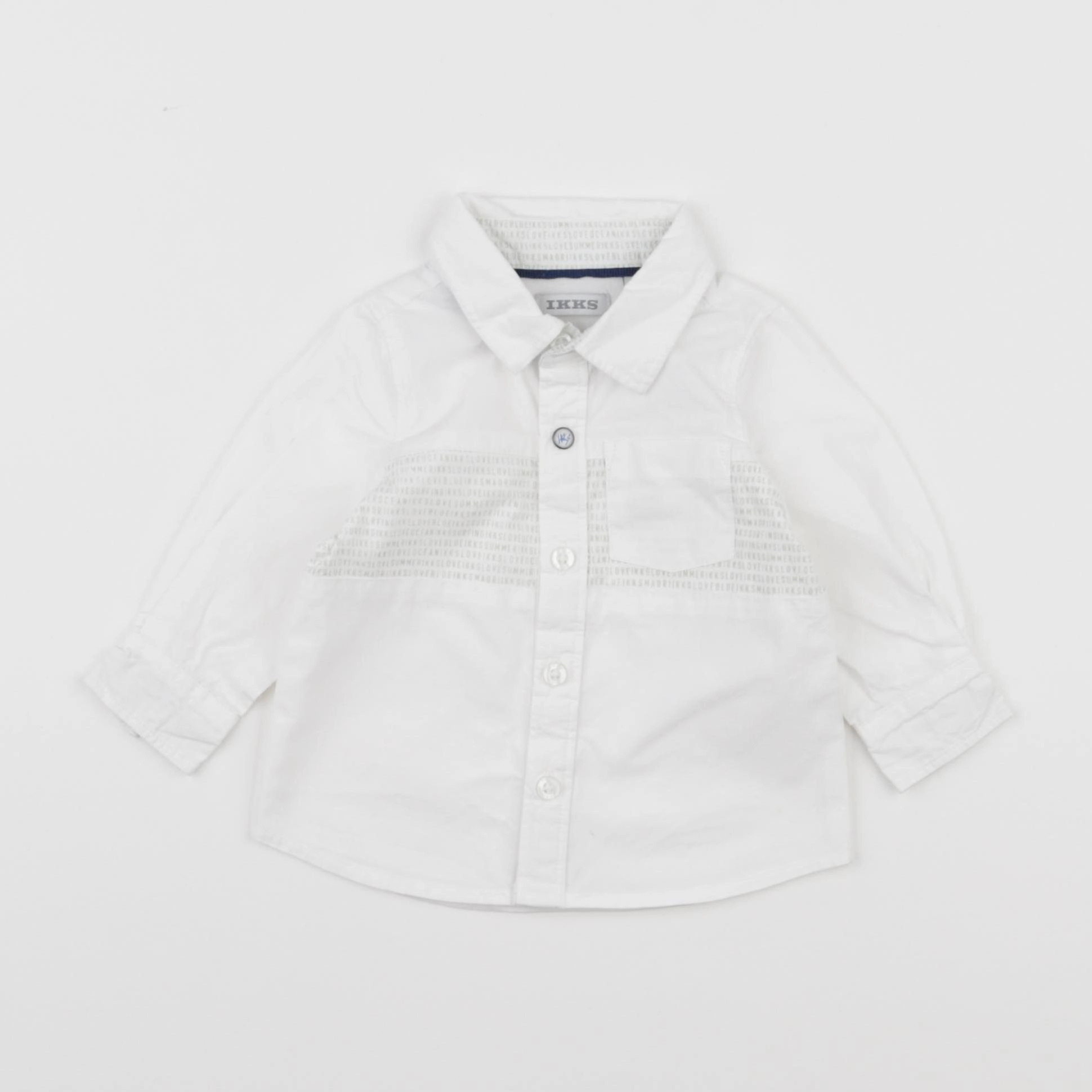 IKKS - chemise blanc - 3 mois