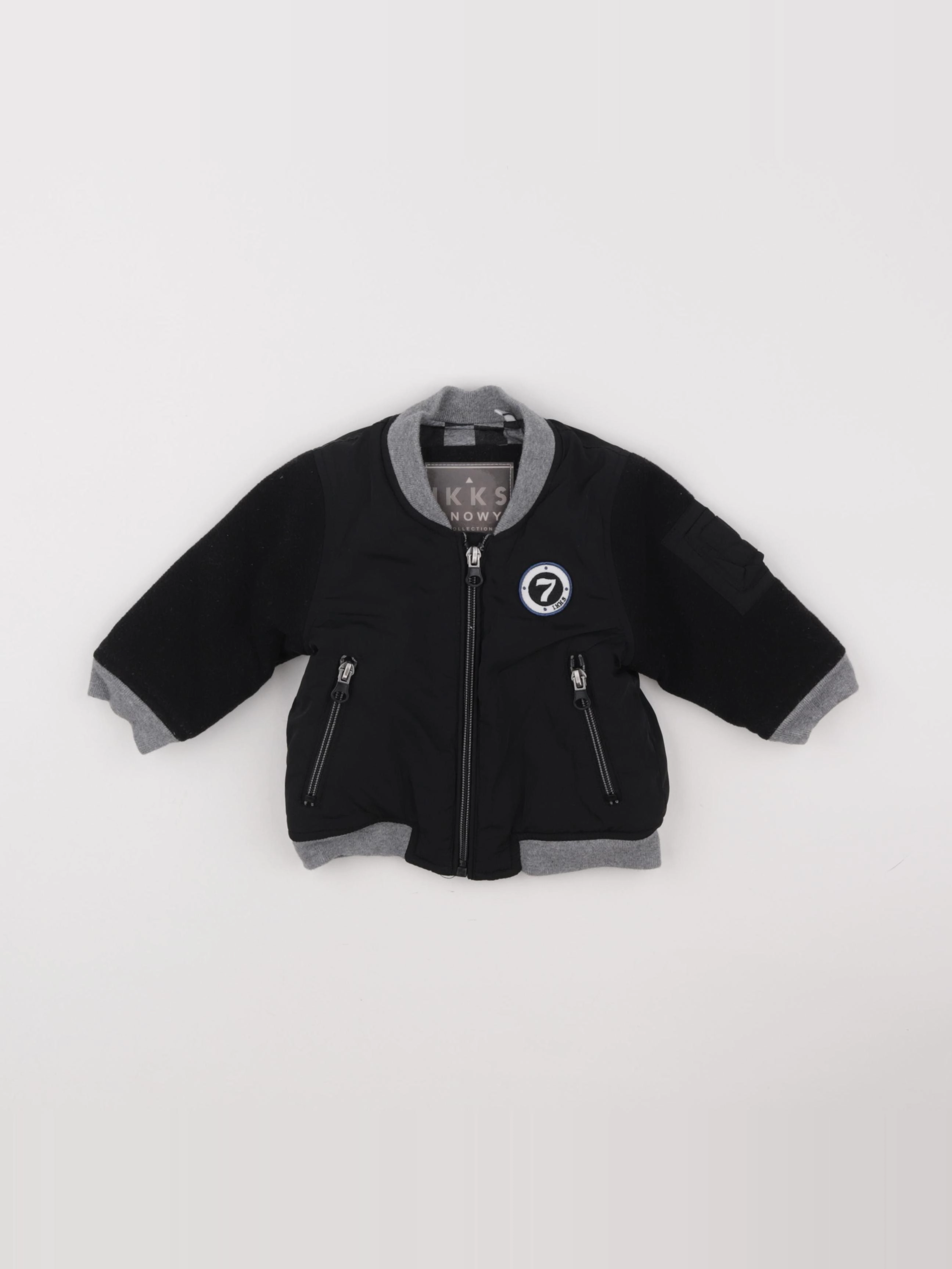 IKKS - veste noir - 6 mois