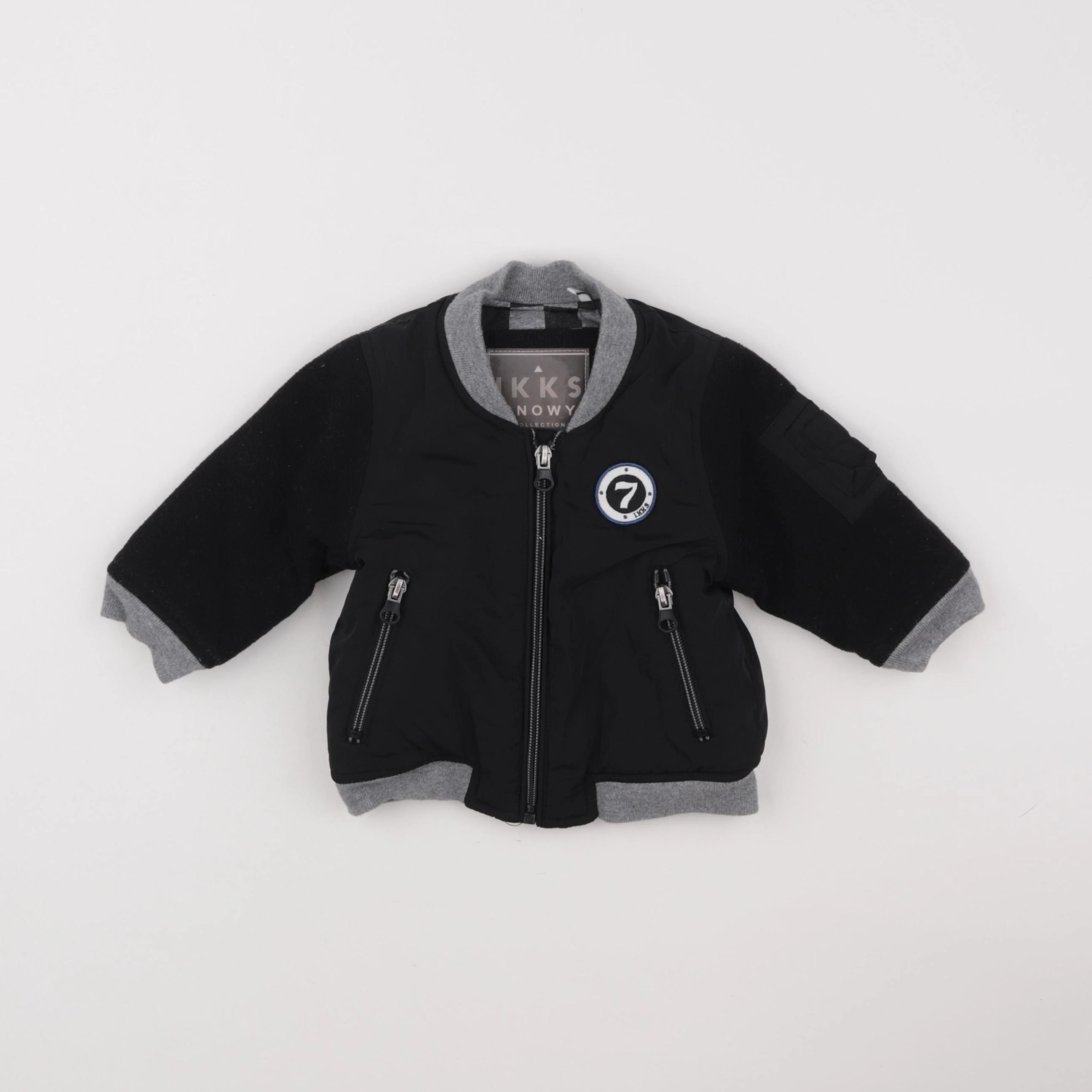 IKKS - veste noir - 6 mois