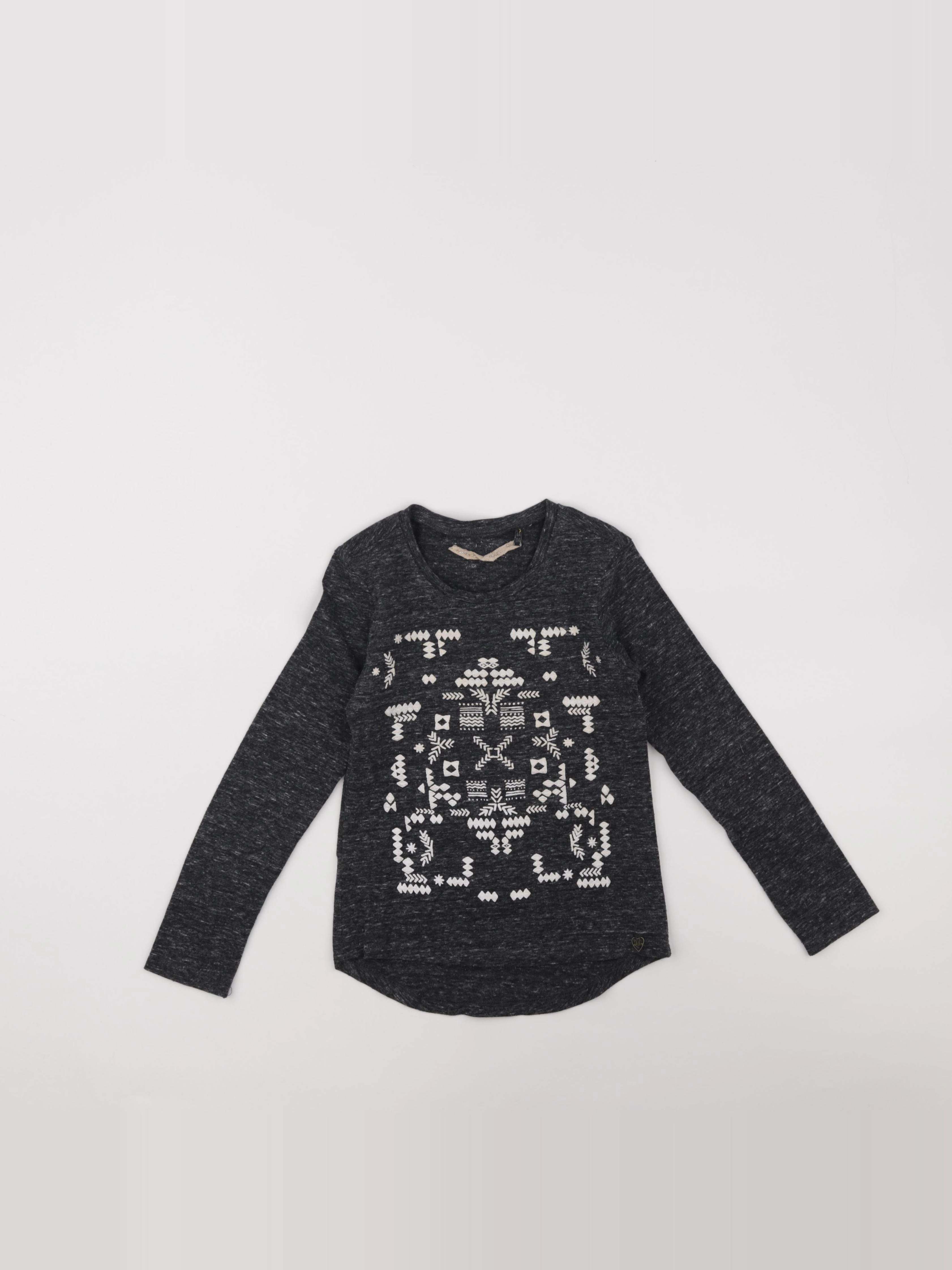 IKKS - tee-shirt gris - 6 ans