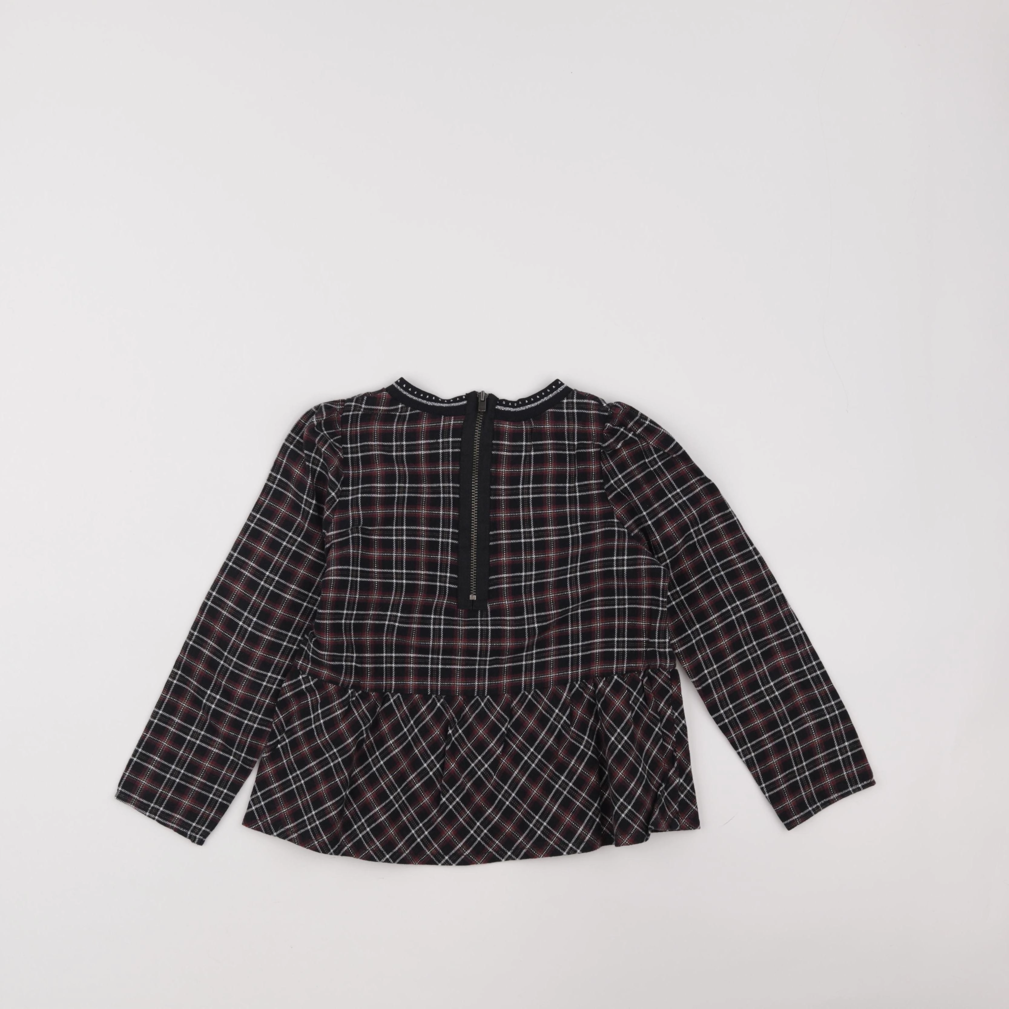 IKKS - blouse noir, rouge - 5 ans