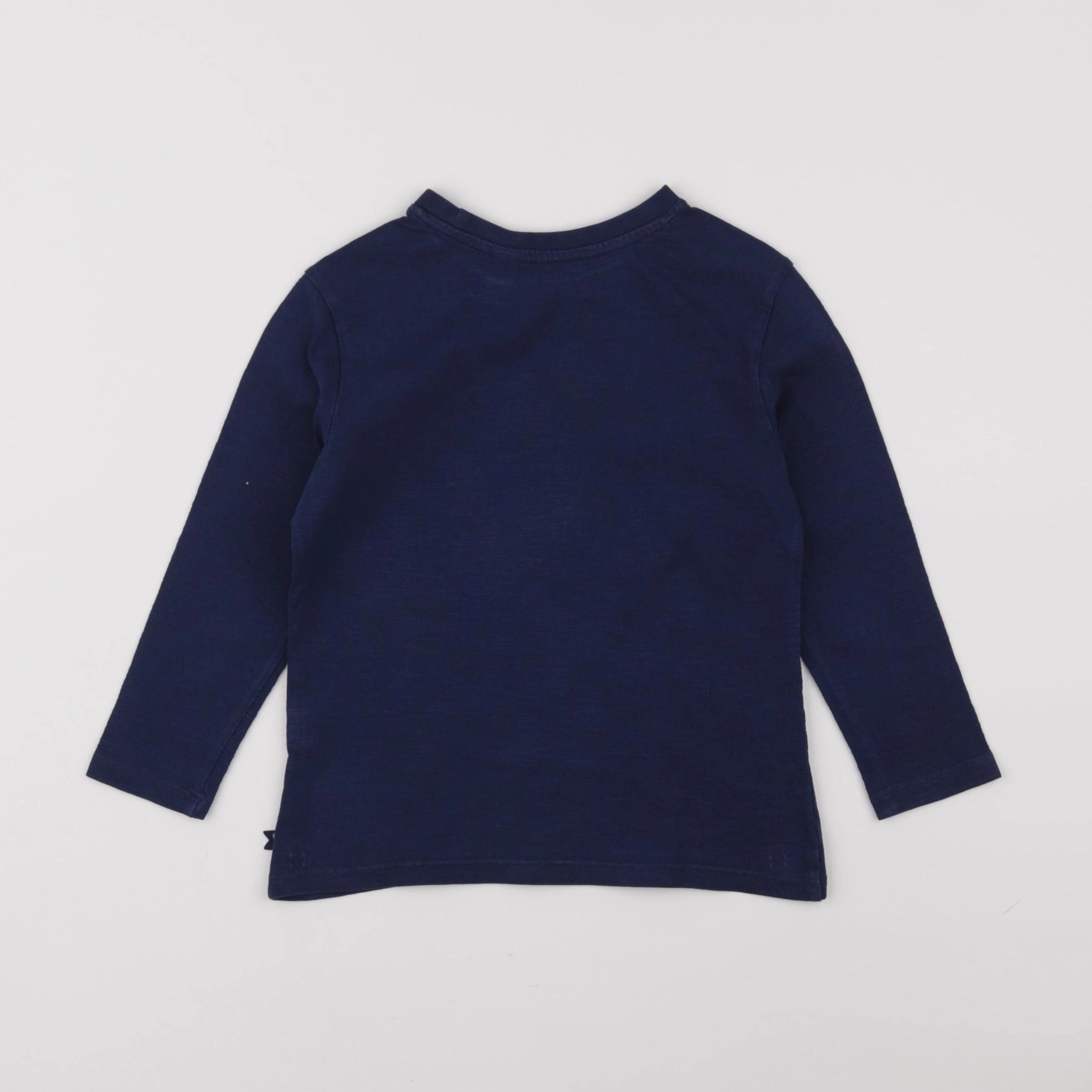 Okaidi - tee-shirt bleu - 4 ans