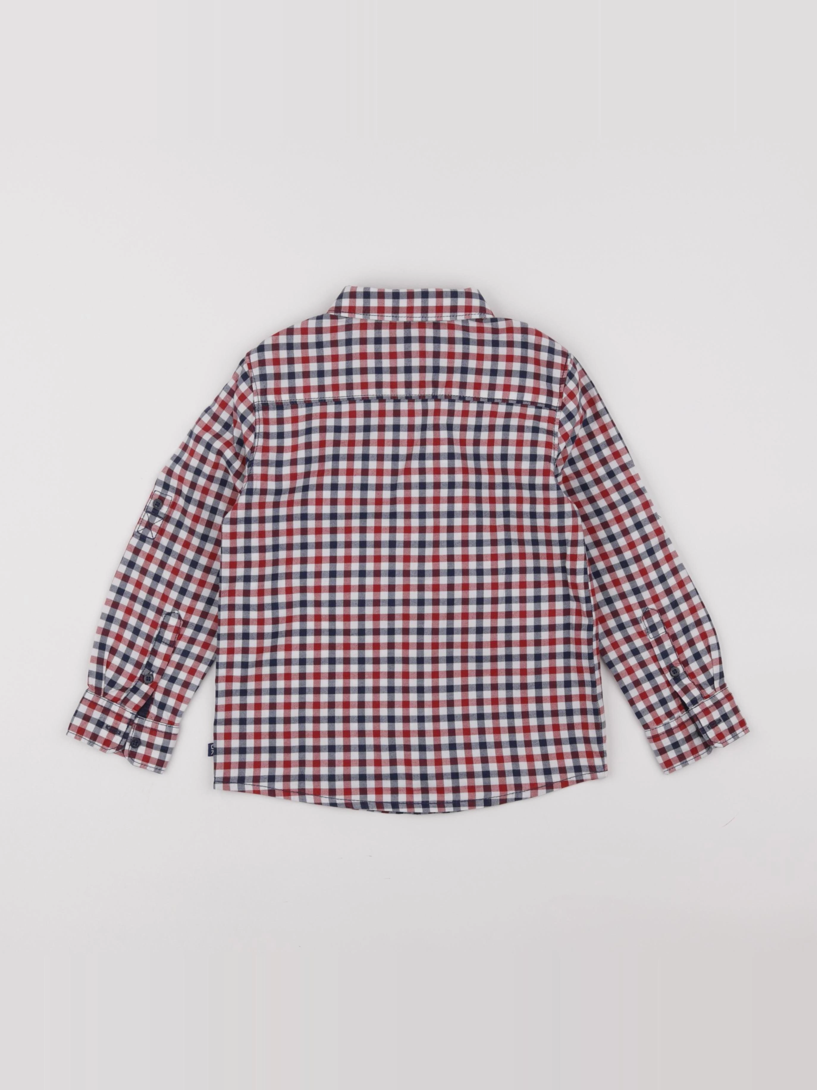 Okaidi - chemise rouge - 4 ans