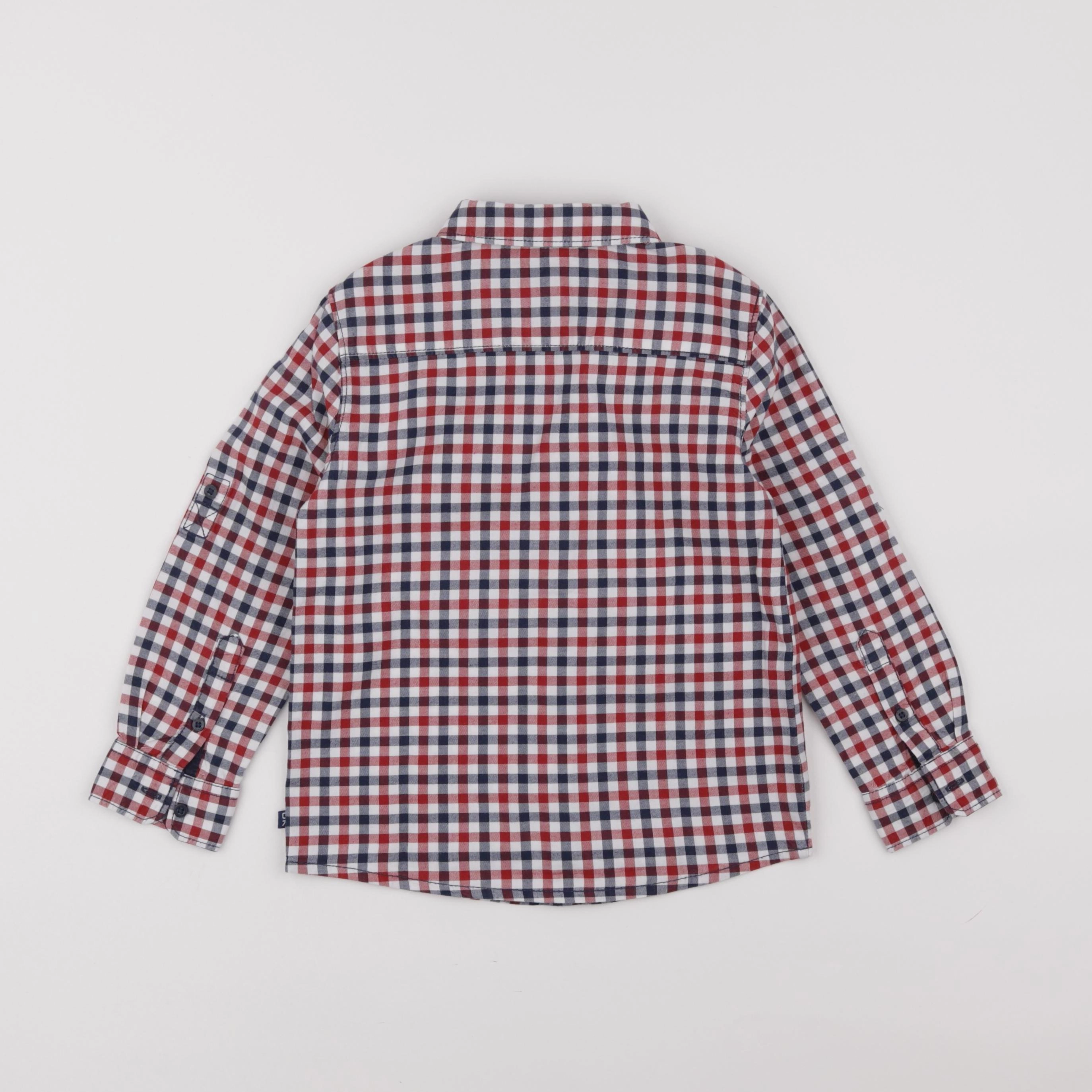 Okaidi - chemise rouge - 4 ans