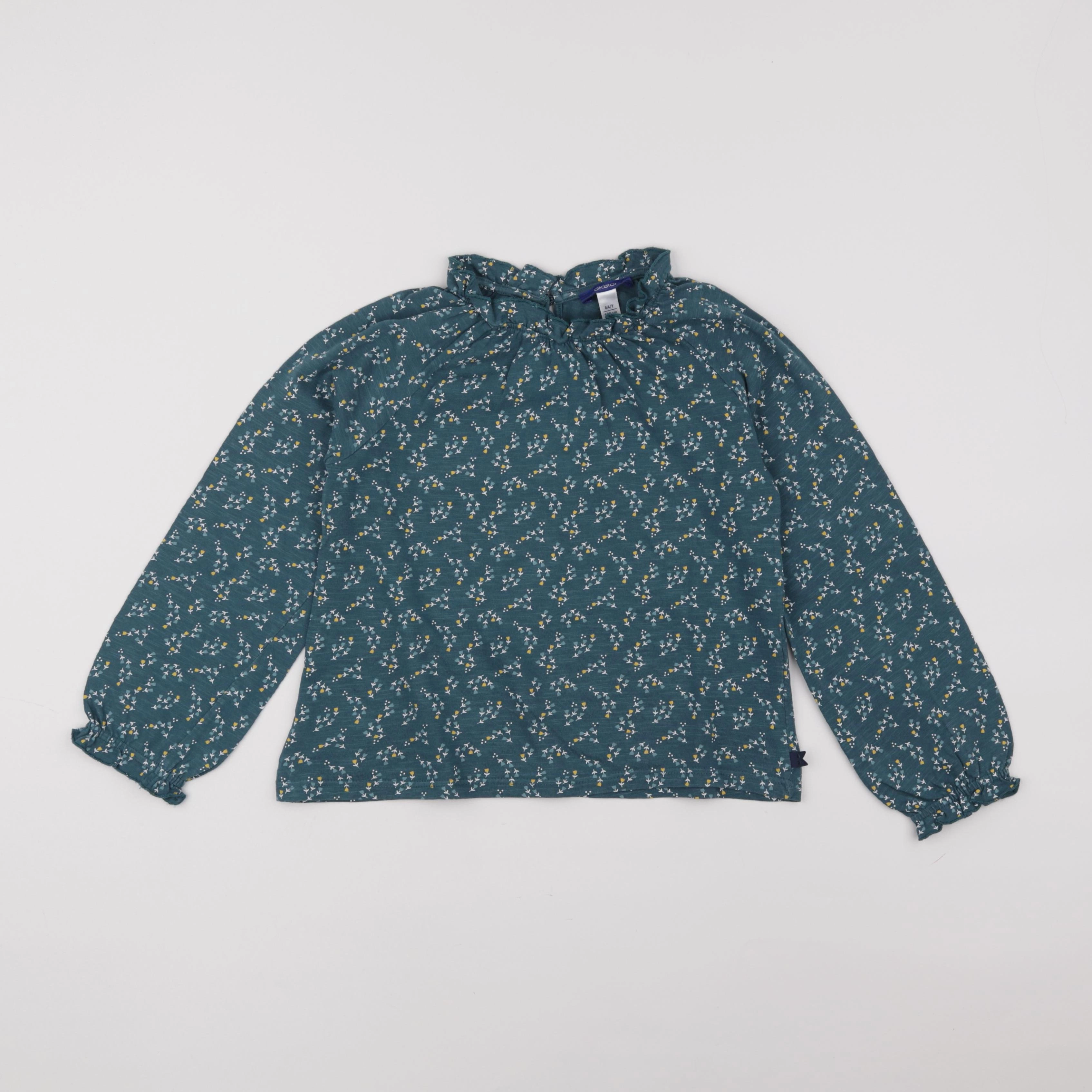 Okaidi - tee-shirt bleu - 8 ans