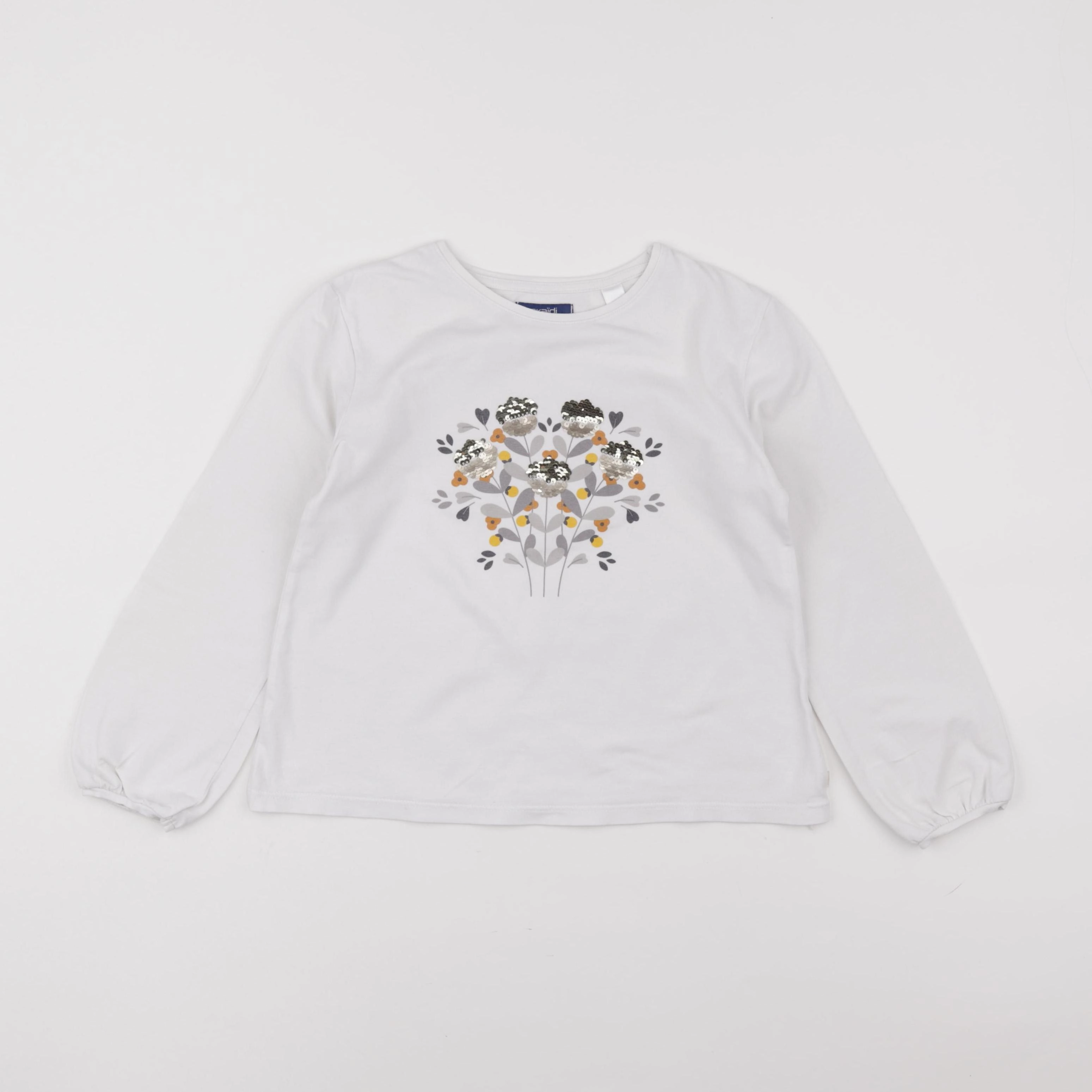Okaidi - tee-shirt blanc - 8 ans