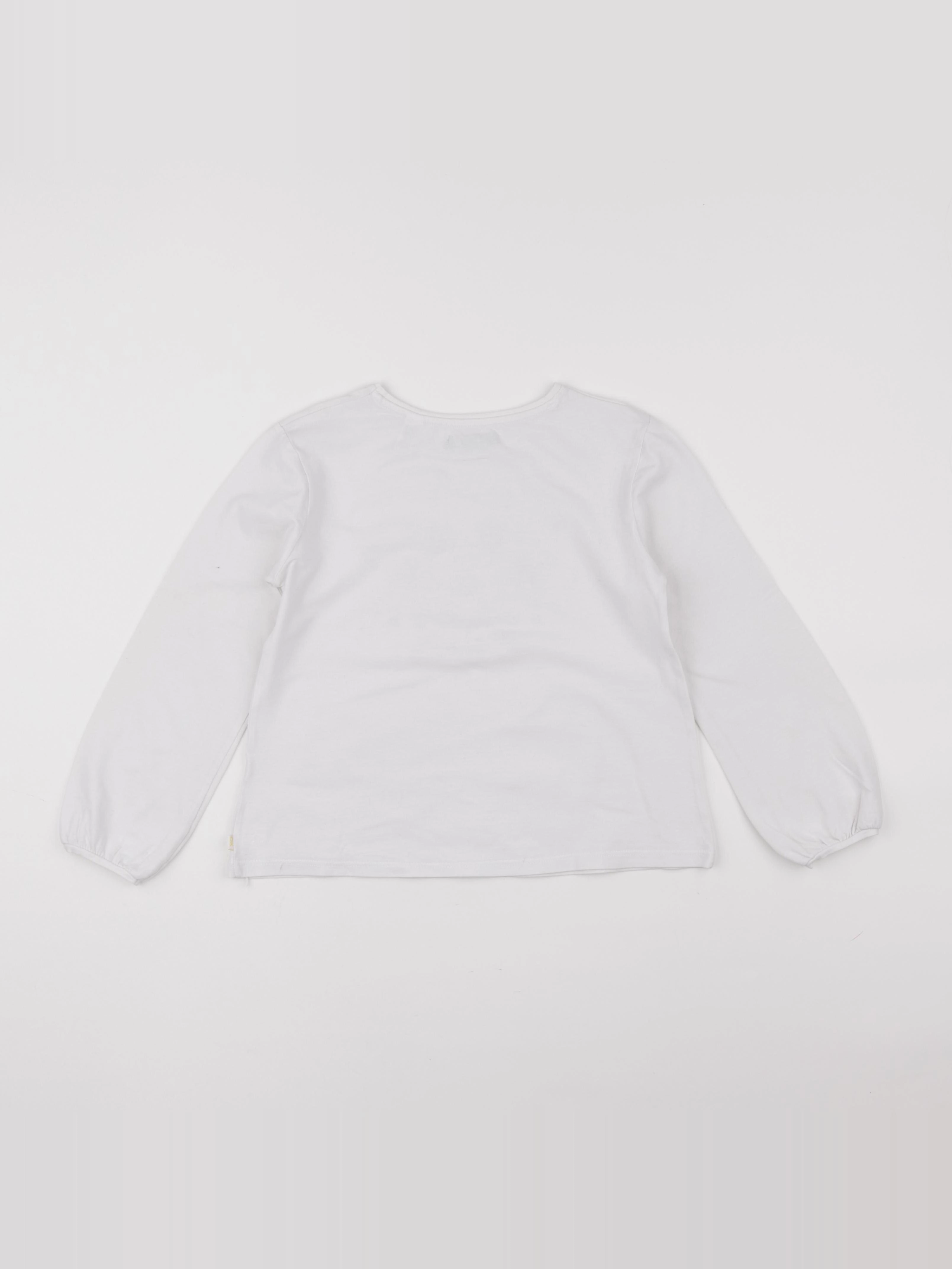 Okaidi - tee-shirt blanc - 8 ans