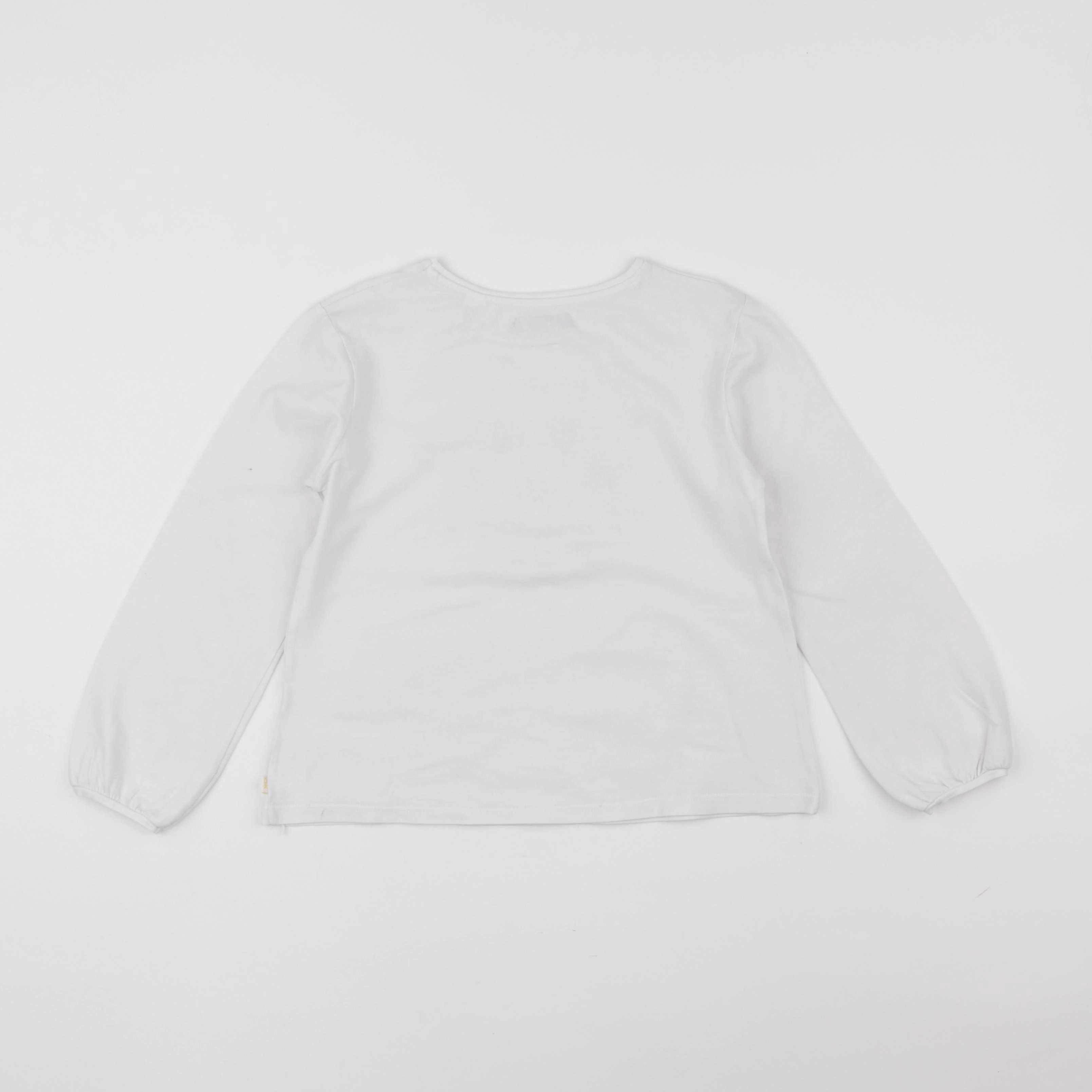 Okaidi - tee-shirt blanc - 8 ans