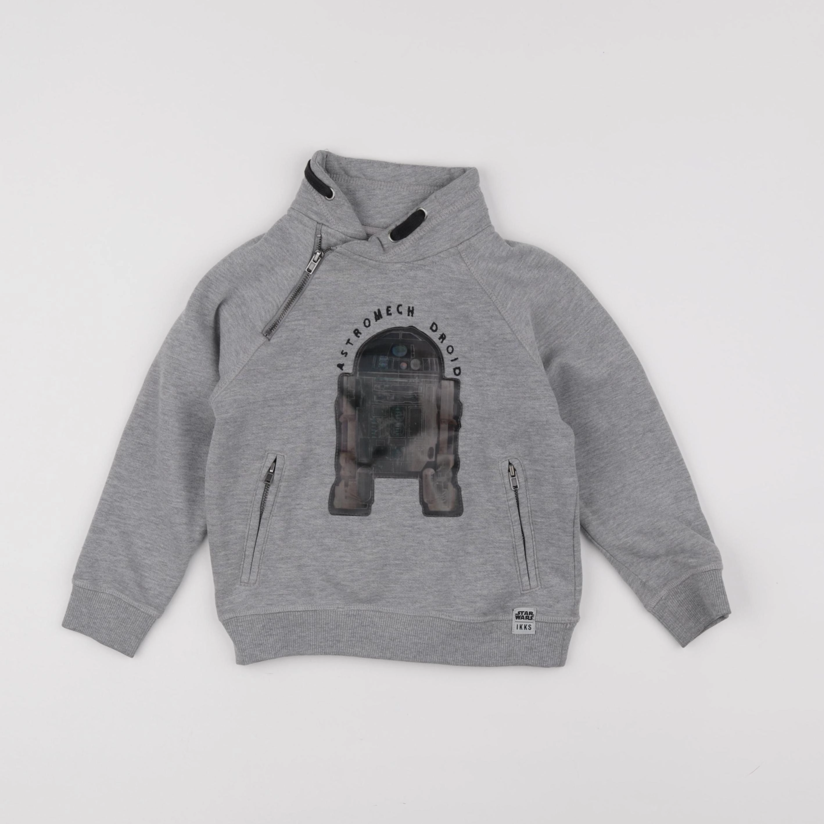 IKKS - sweat gris - 4 ans