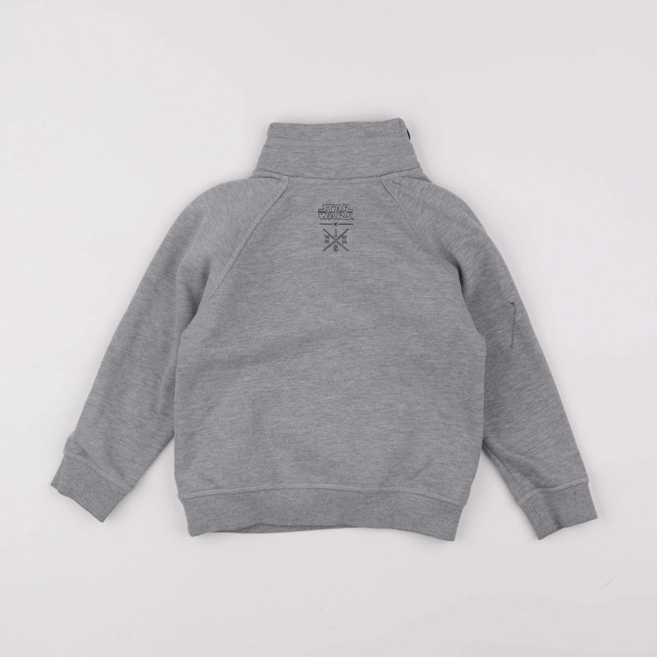 IKKS - sweat gris - 4 ans