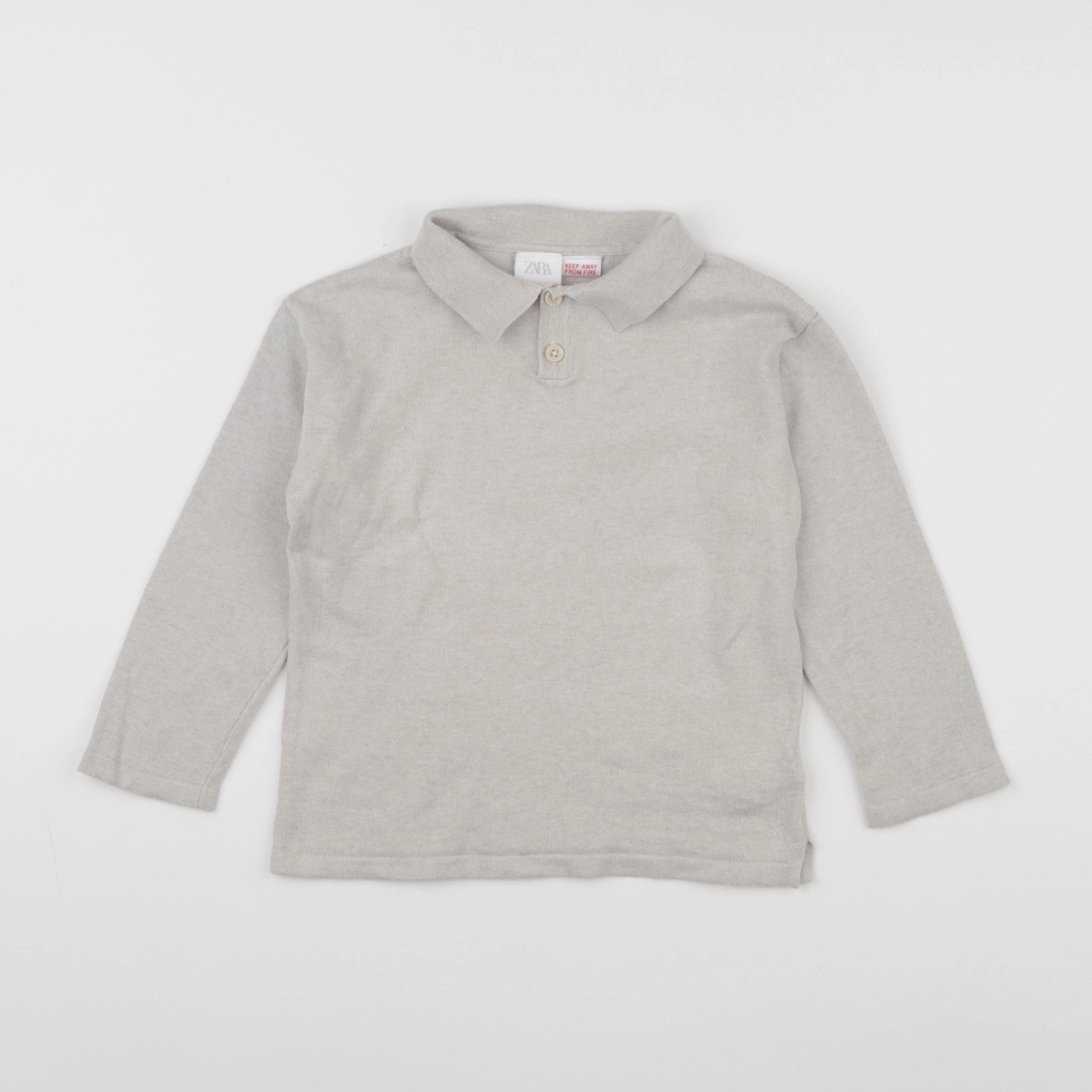 Zara - pull gris - 6 ans