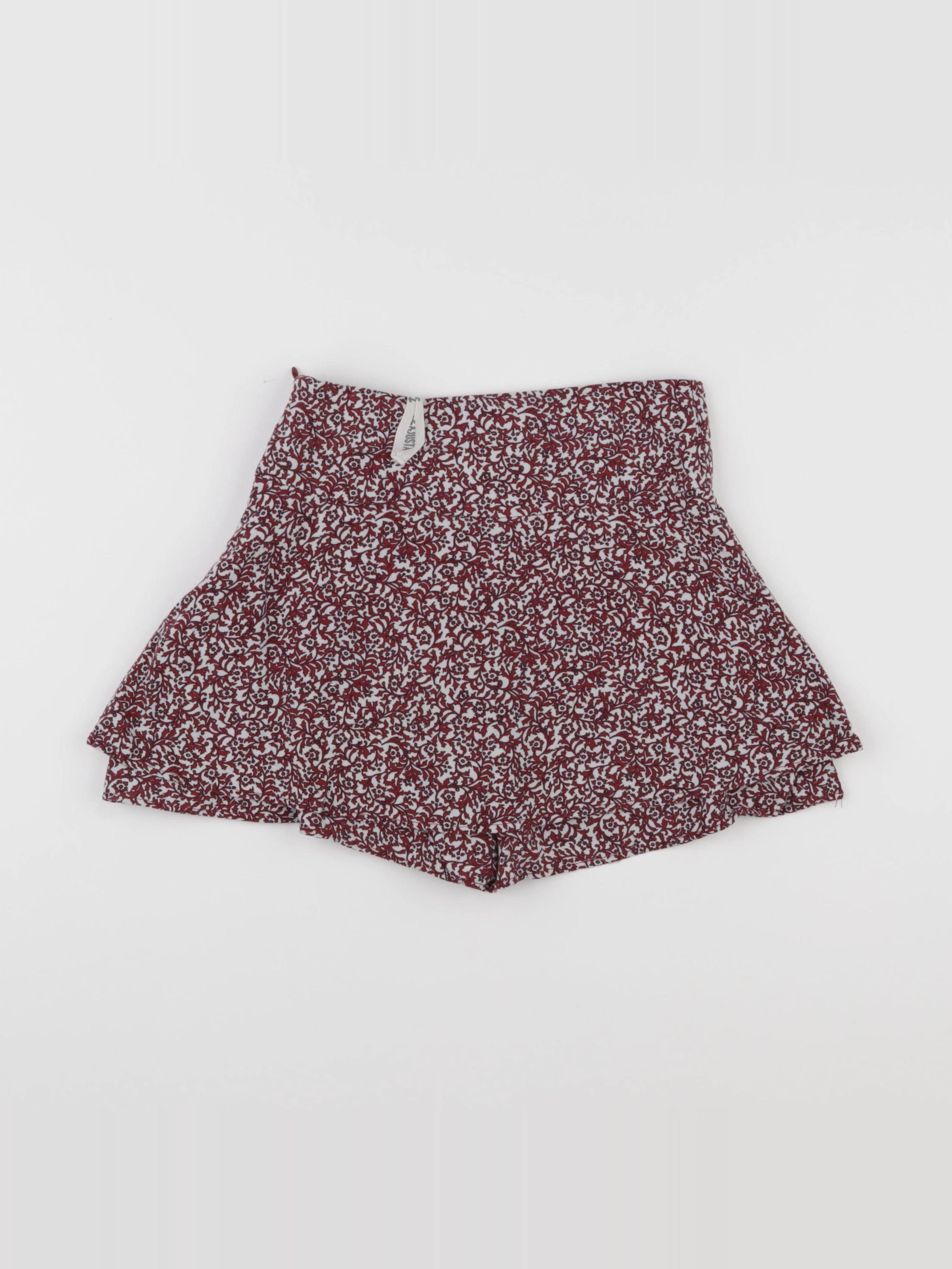 IKKS - jupe short rouge - 8 ans