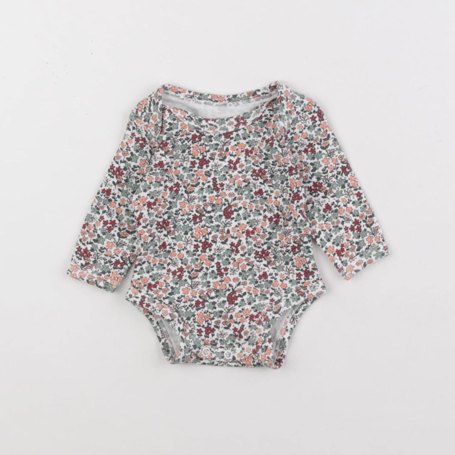Vertbaudet - body vert - 1 mois