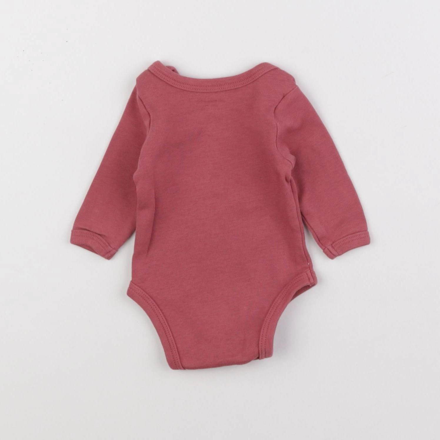 Vertbaudet - body rose - 1 mois