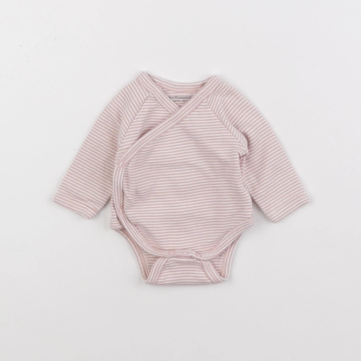 Vertbaudet - body rose - 0 mois