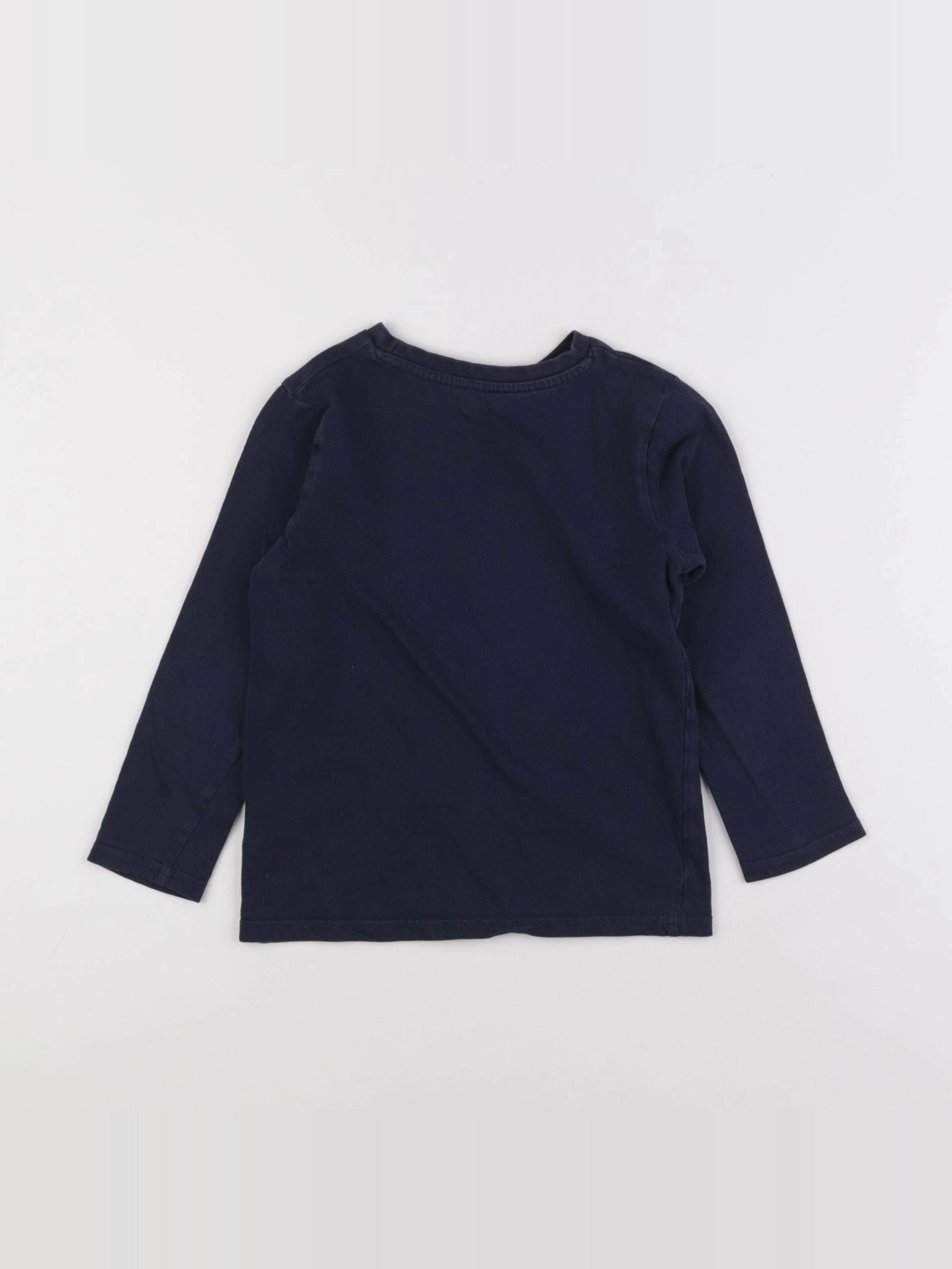 Vertbaudet - tee-shirt bleu - 5 ans