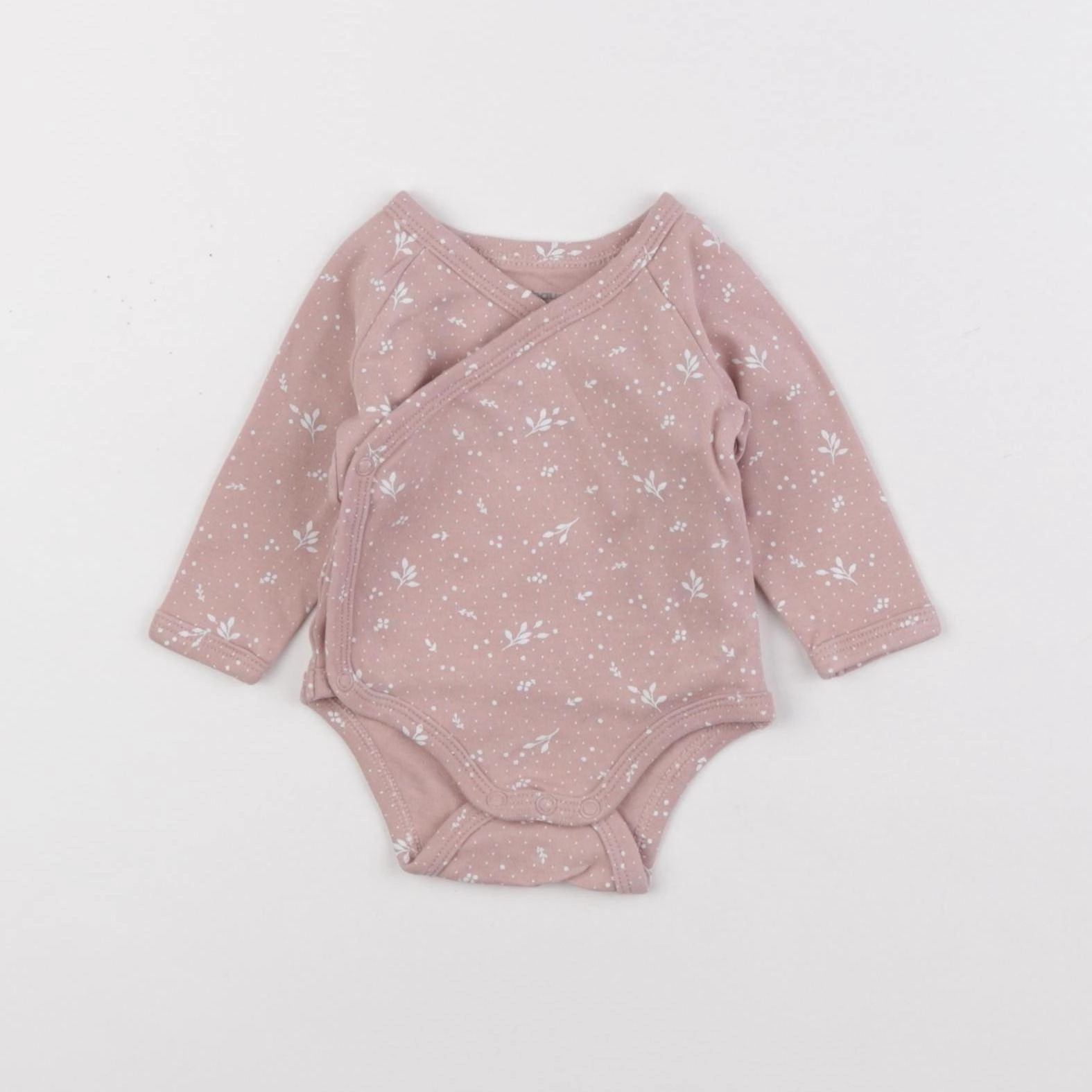 Vertbaudet - body rose - 1 mois
