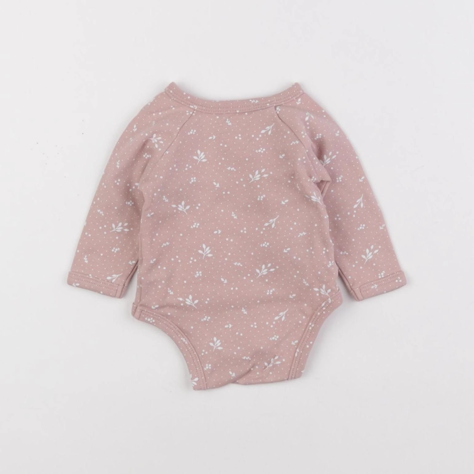 Vertbaudet - body rose - 1 mois