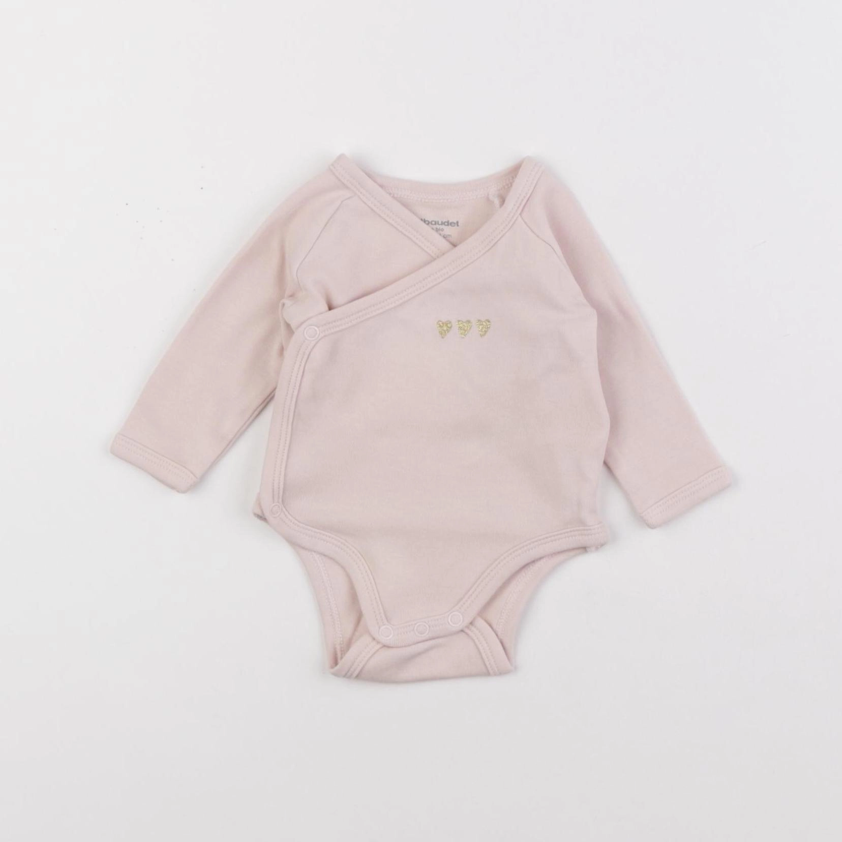 Vertbaudet - body rose - 1 mois