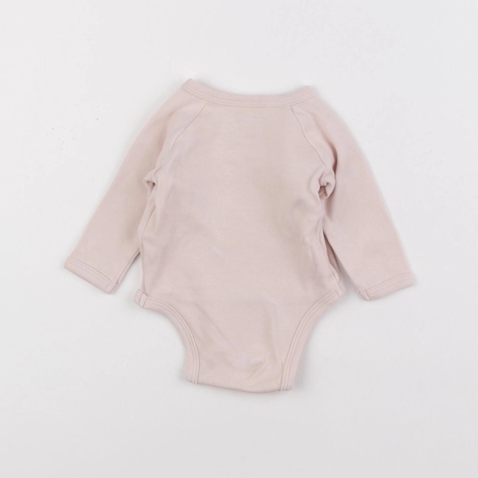 Vertbaudet - body rose - 1 mois