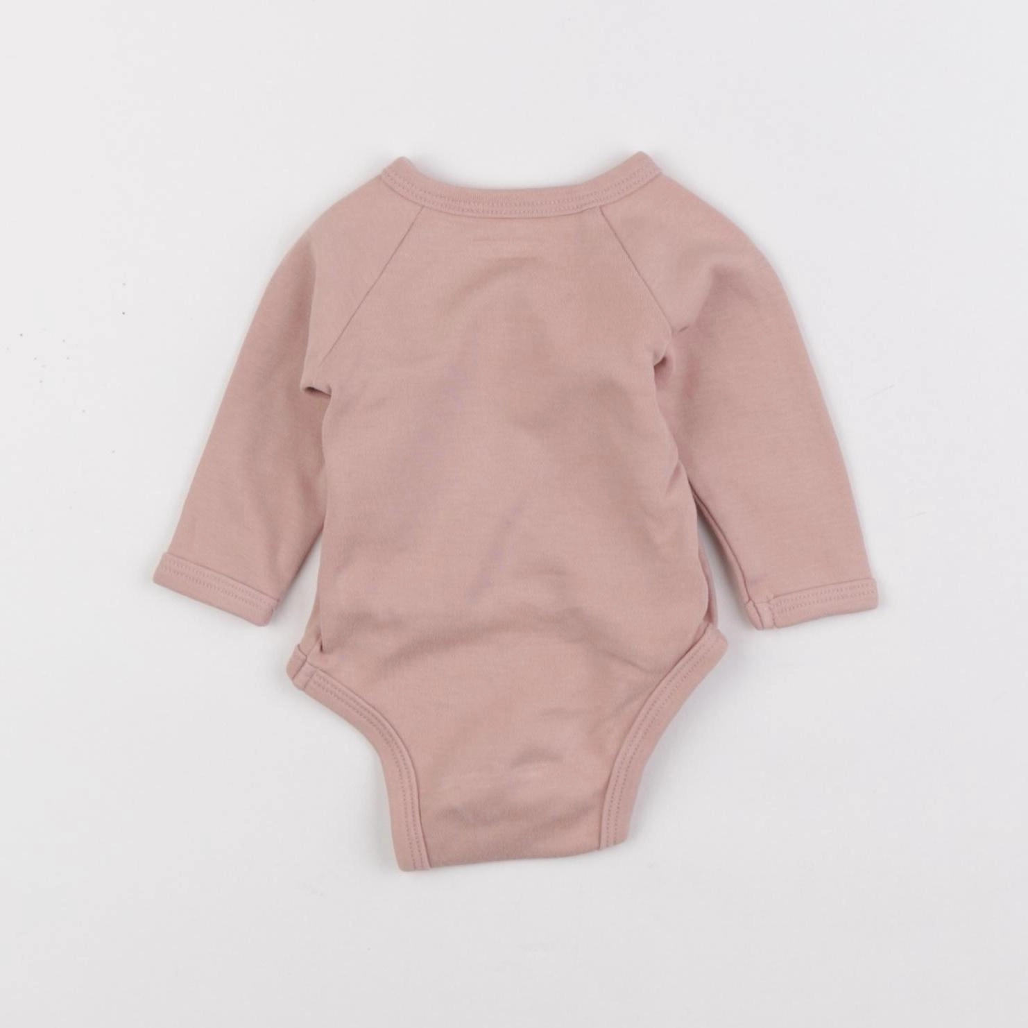 Vertbaudet - body rose - 1 mois