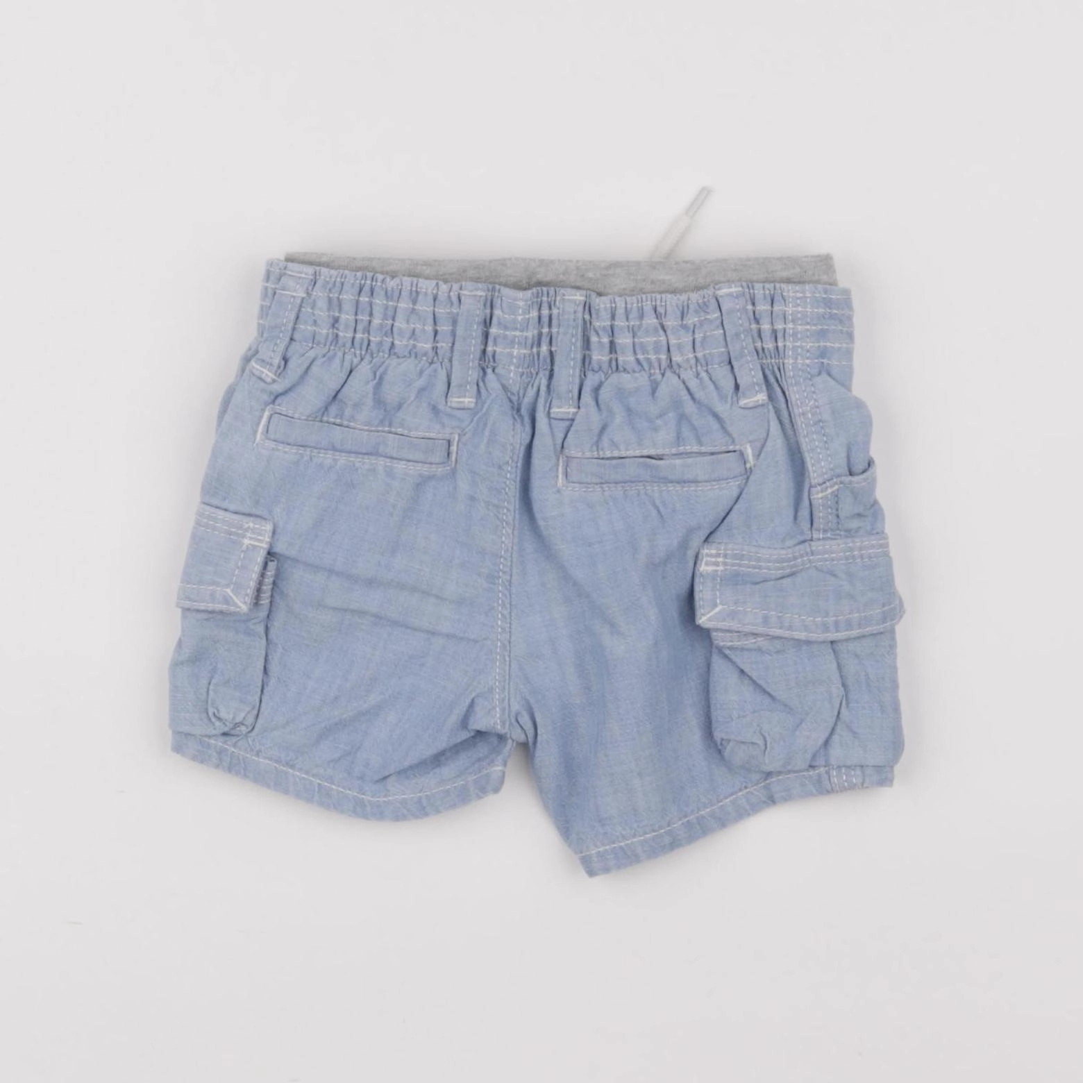 GAP - short bleu - 3/6 mois