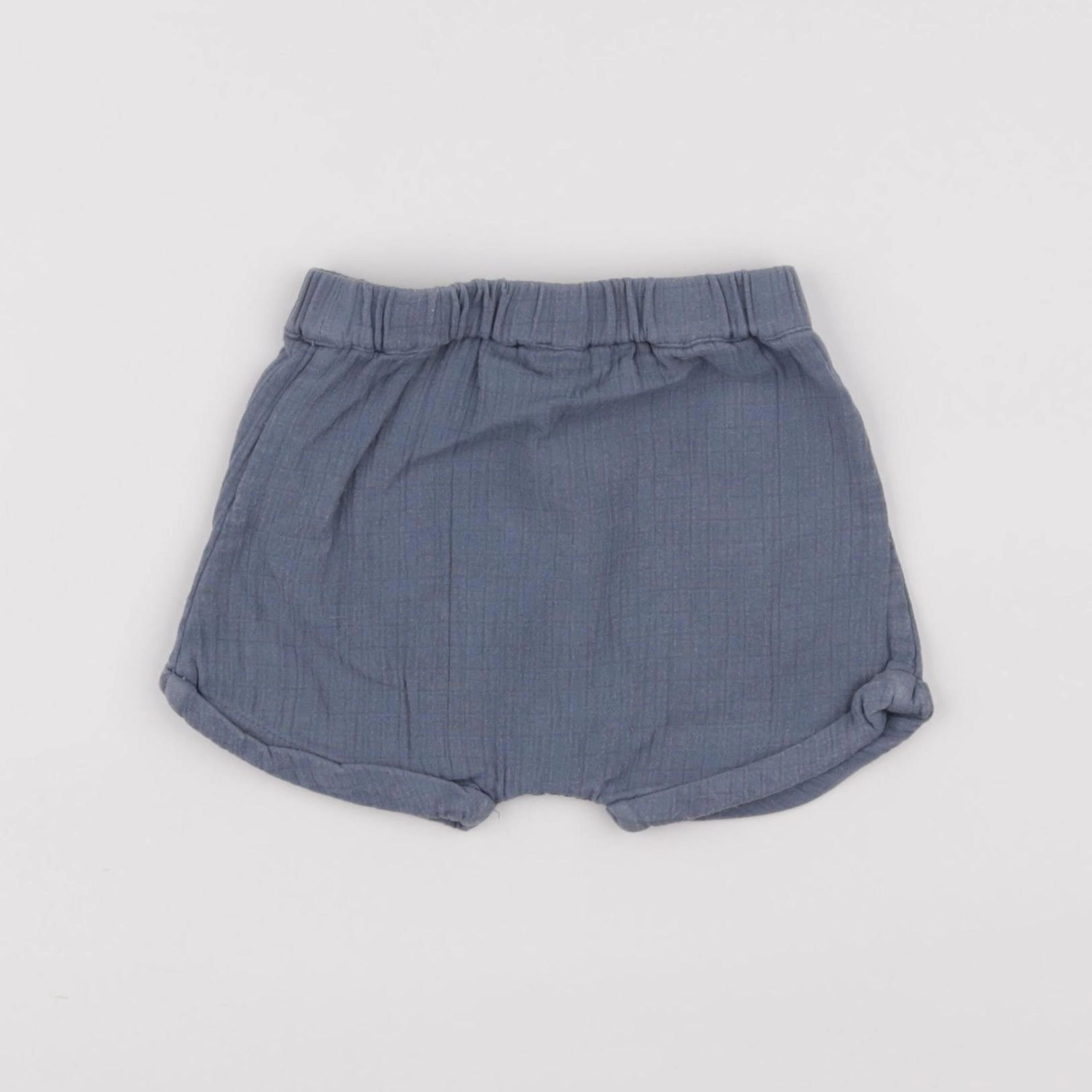 Natalys - short bleu - 3/6 mois