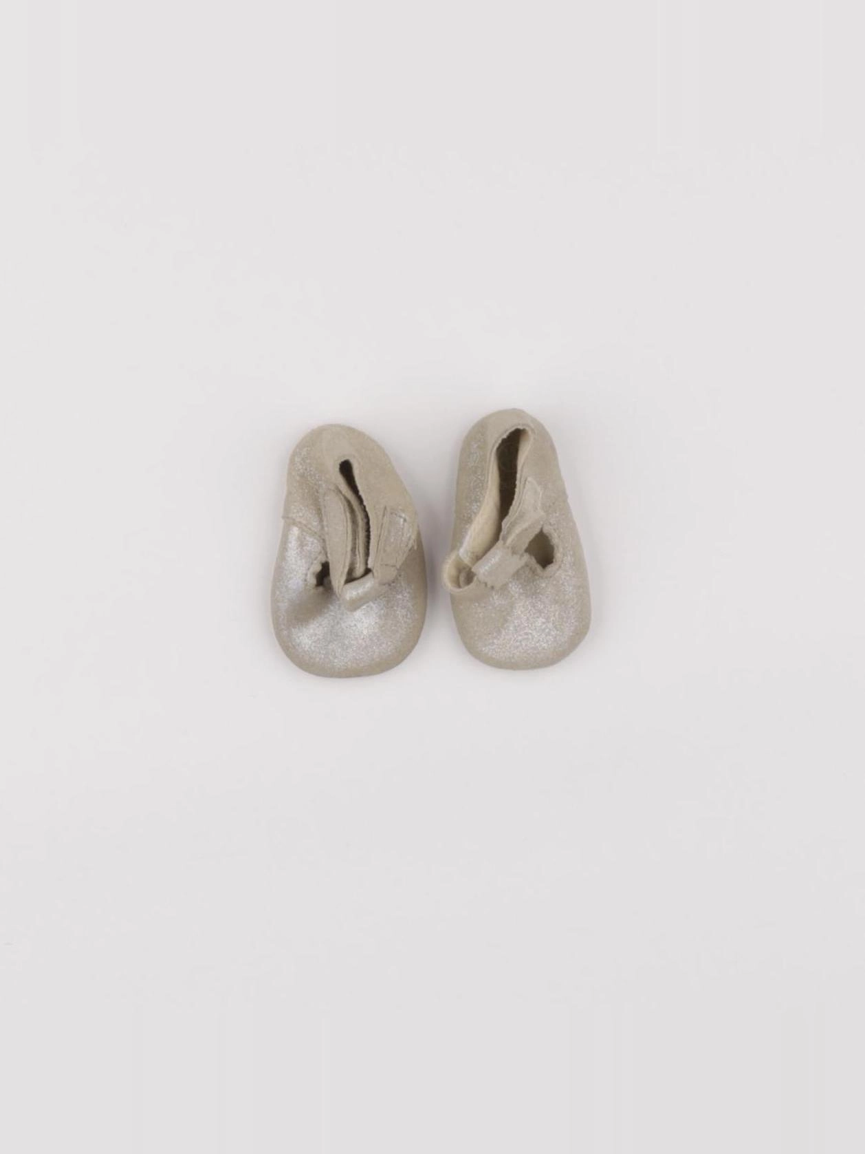 Boutchou - chaussons or - pointure 15/16
