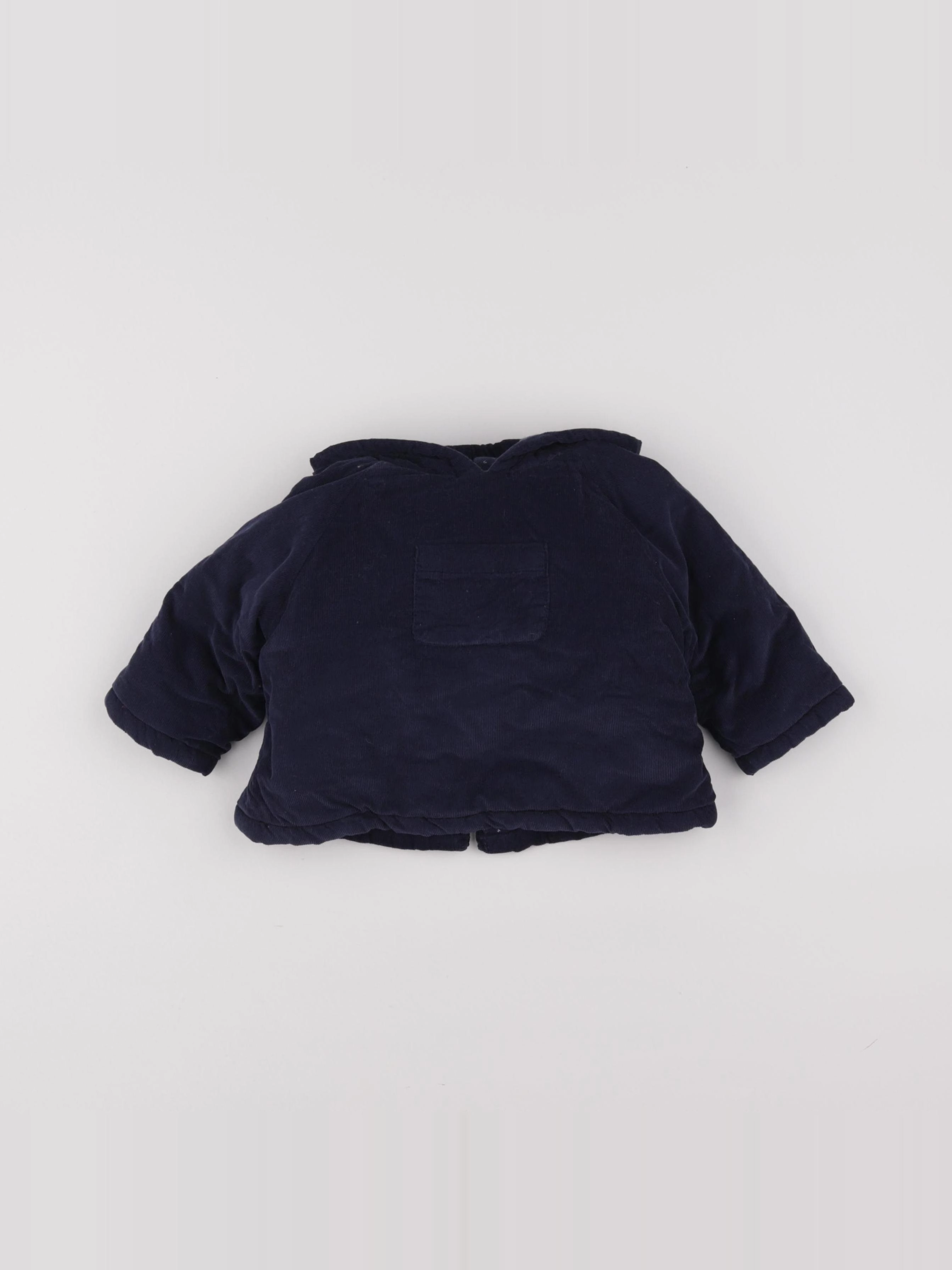 Boutchou - manteau bleu - 6 mois
