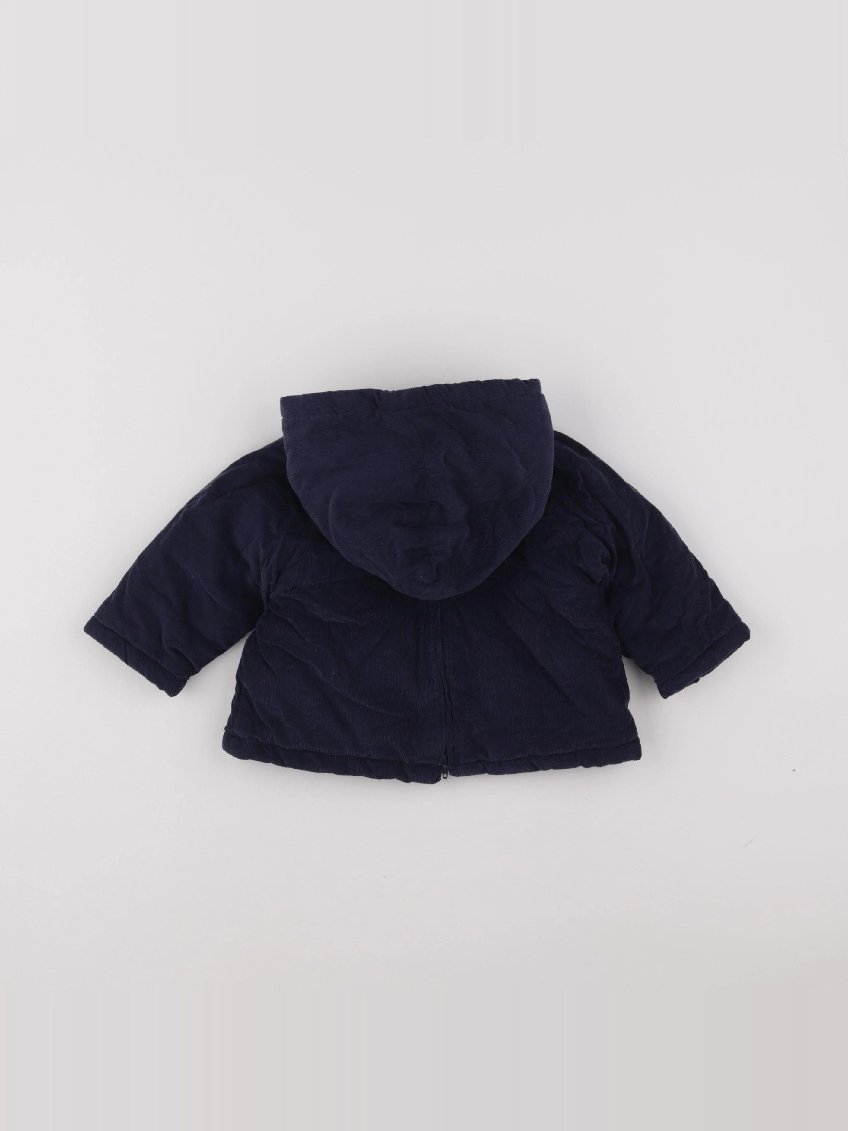 Boutchou - manteau bleu - 6 mois