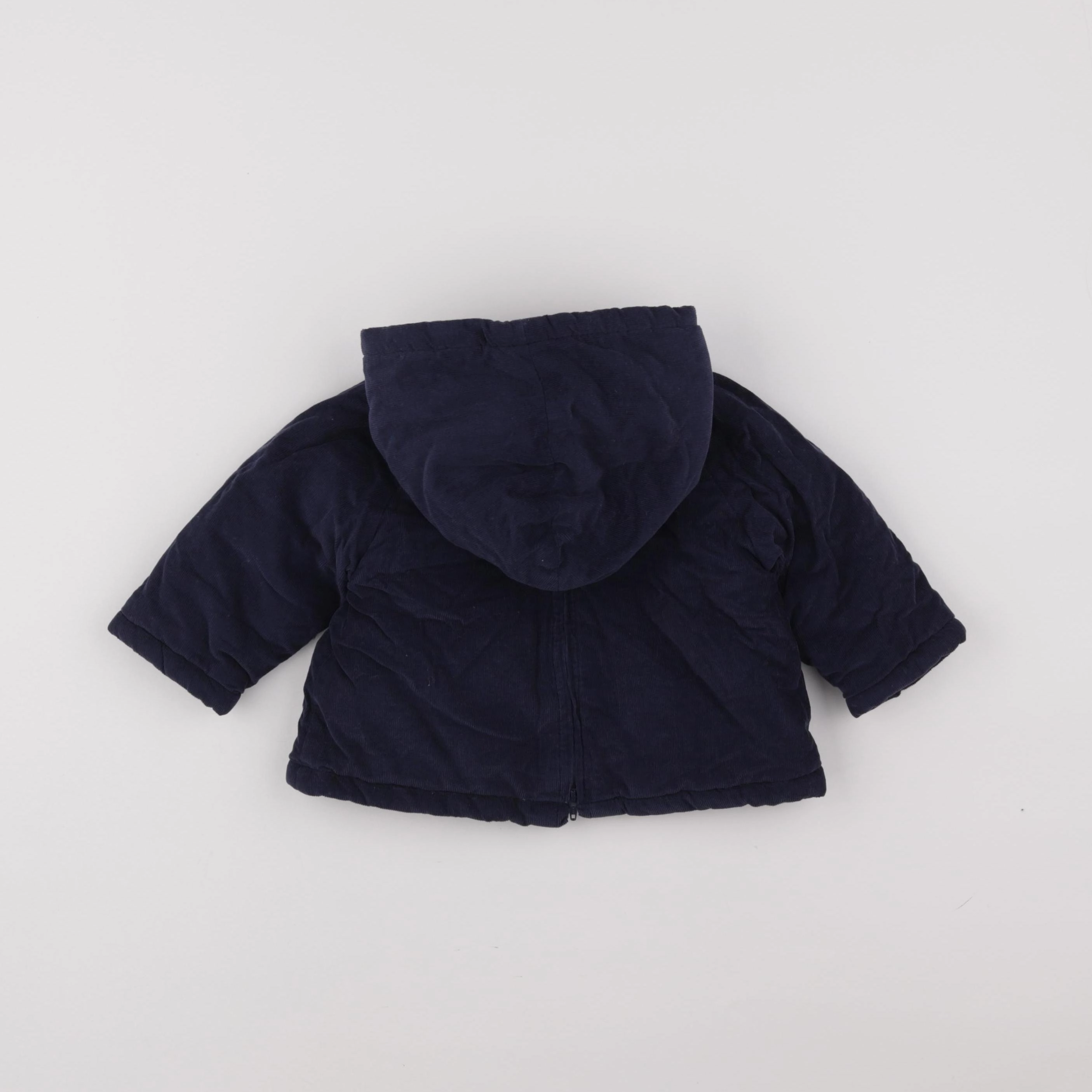 Boutchou - manteau bleu - 6 mois