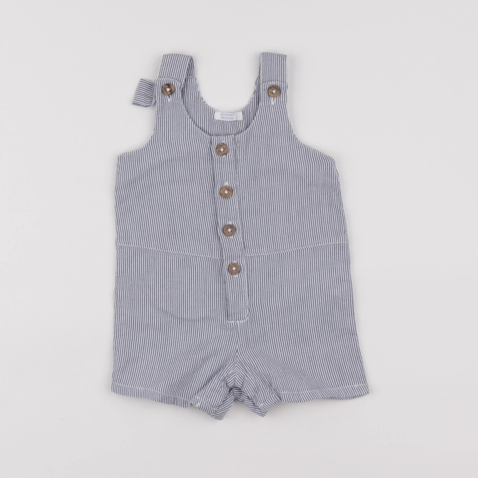 Boutchou - combinaison bleu - 6 mois