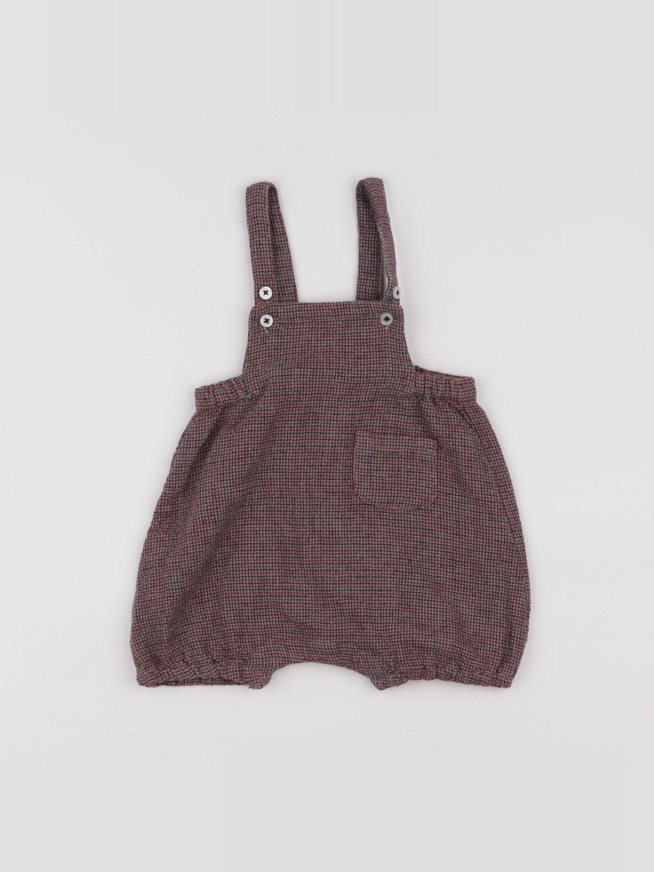Boutchou - salopette rouge - 6 mois