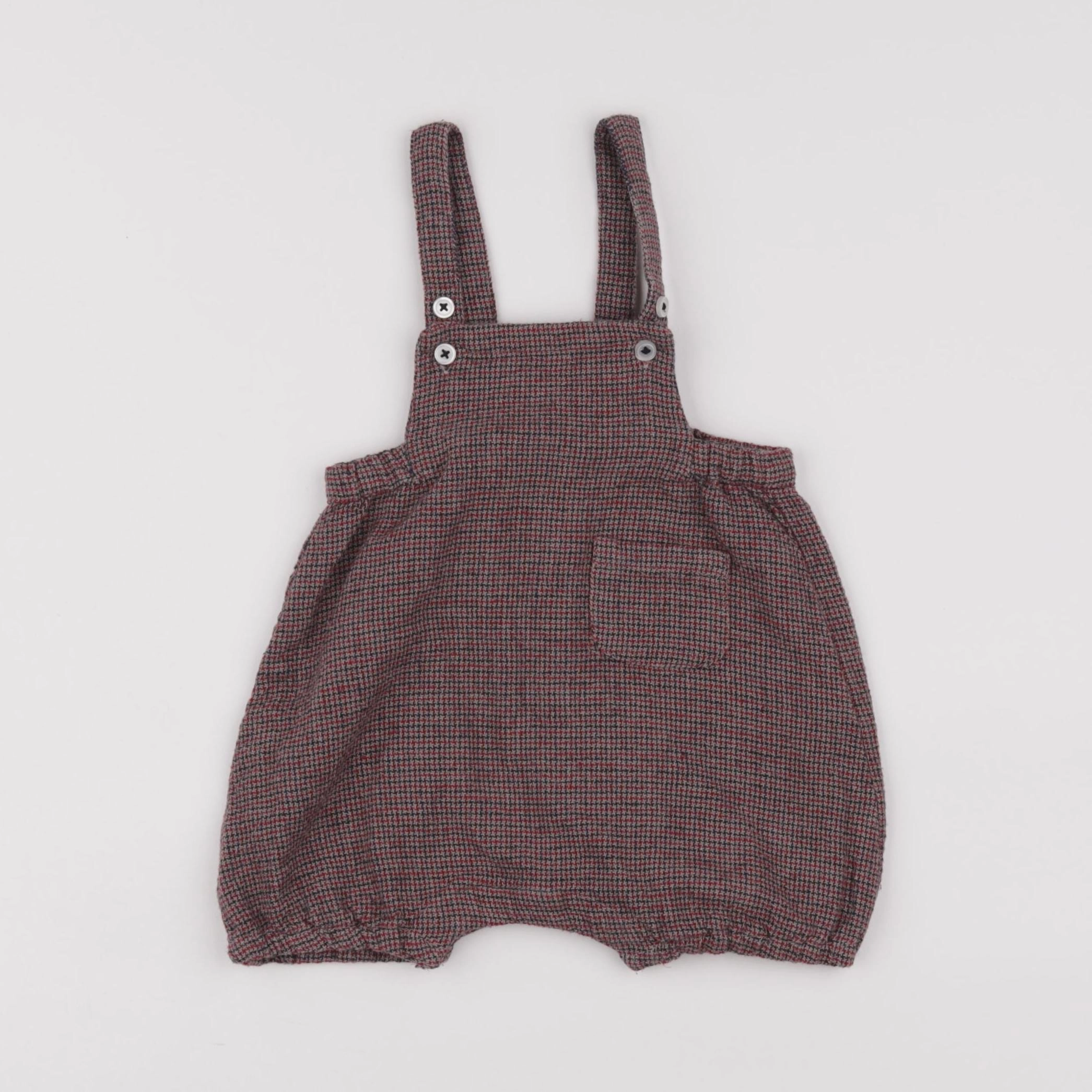 Boutchou - salopette rouge - 6 mois