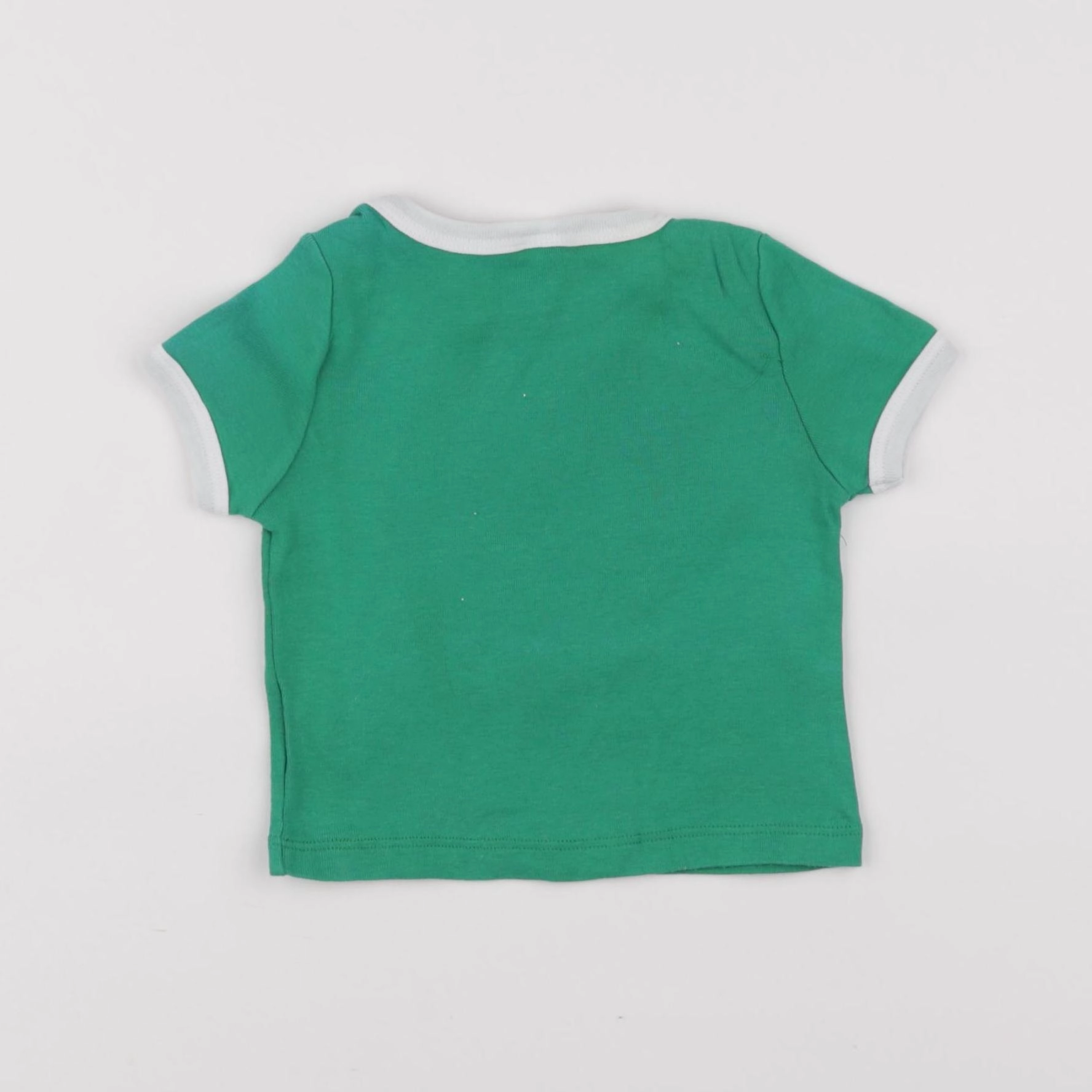 Petit Bateau - tee-shirt vert - 6 mois